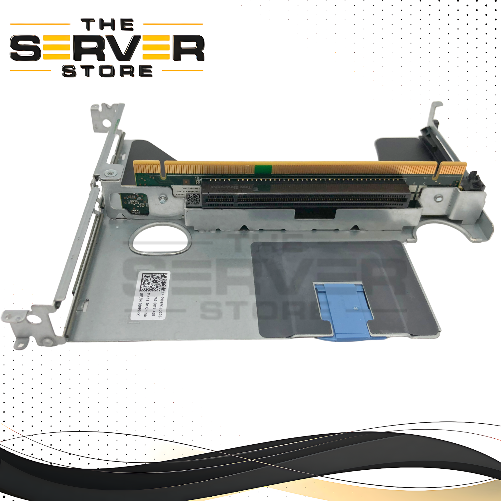 Dell PowerEdge R630 PCI-e Riser 1 Card with Metal Bracket. P/N: 999FX, 0999FX.