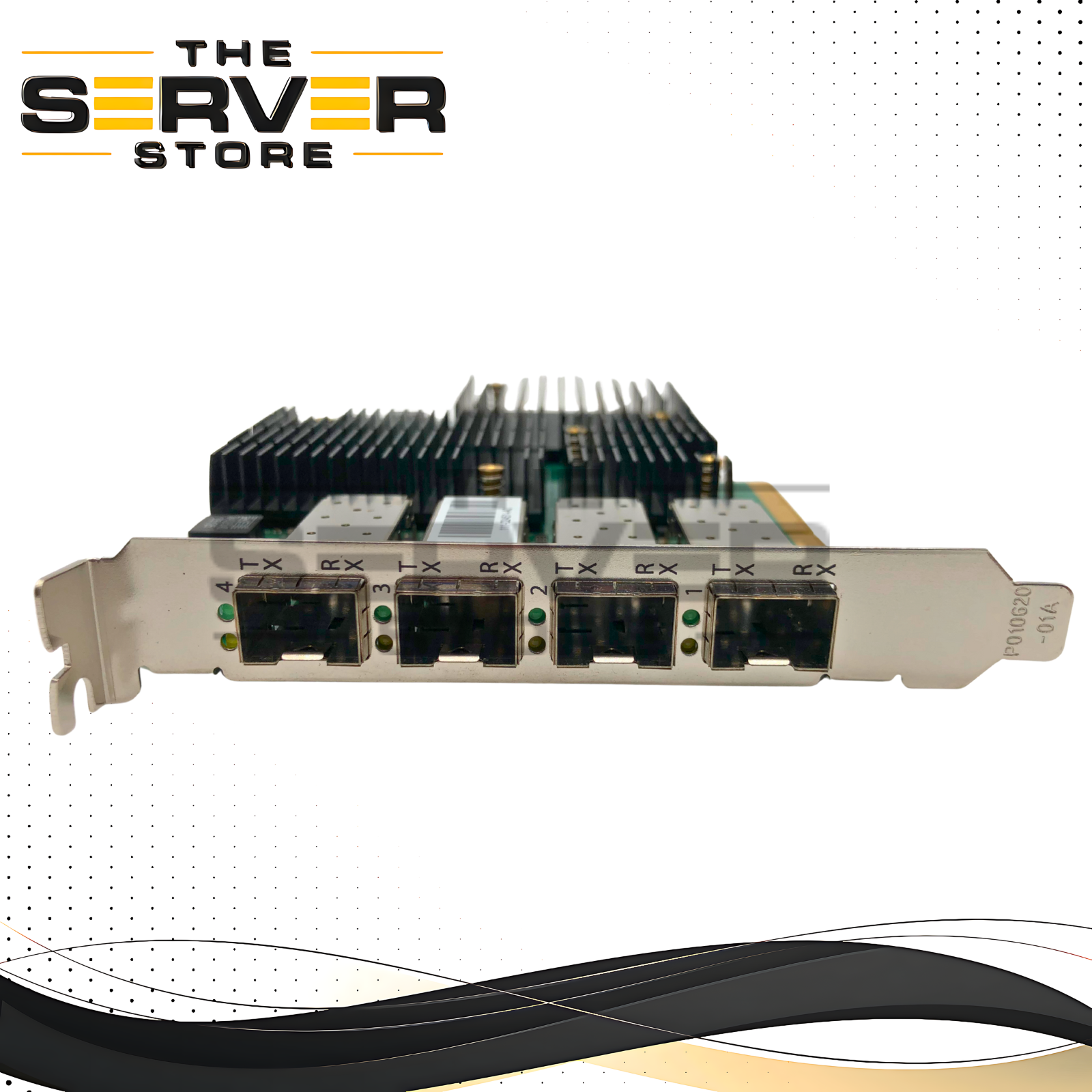 NetApp QLogic Quad-Port 16Gb Fibre Channel HBA w/ 4x 16G SFP+ 111-02451-A0