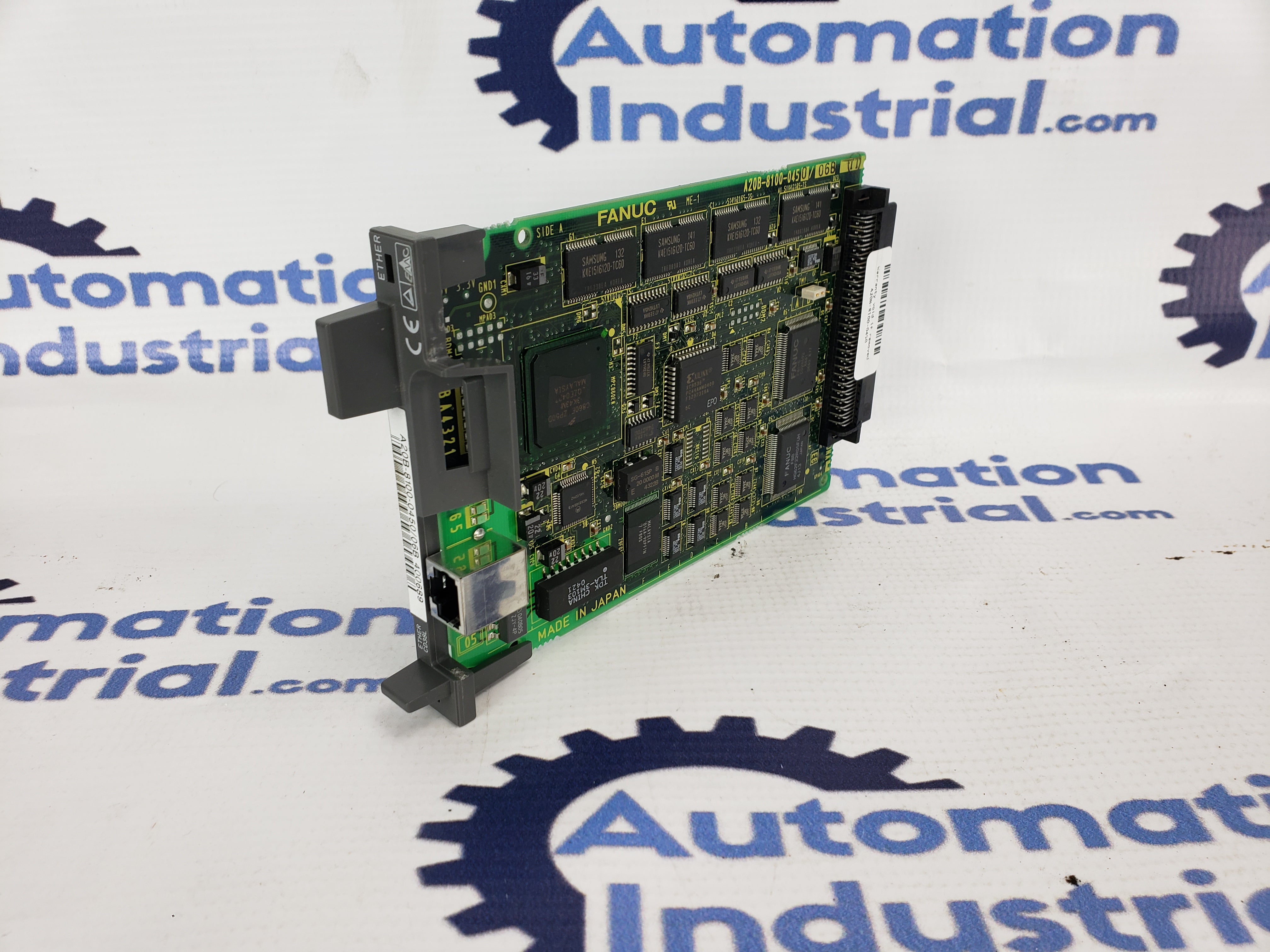 Fanuc A20B-8100-0450 Auxiliary Ethernet Circuit Board A20B-8100-0450/06B