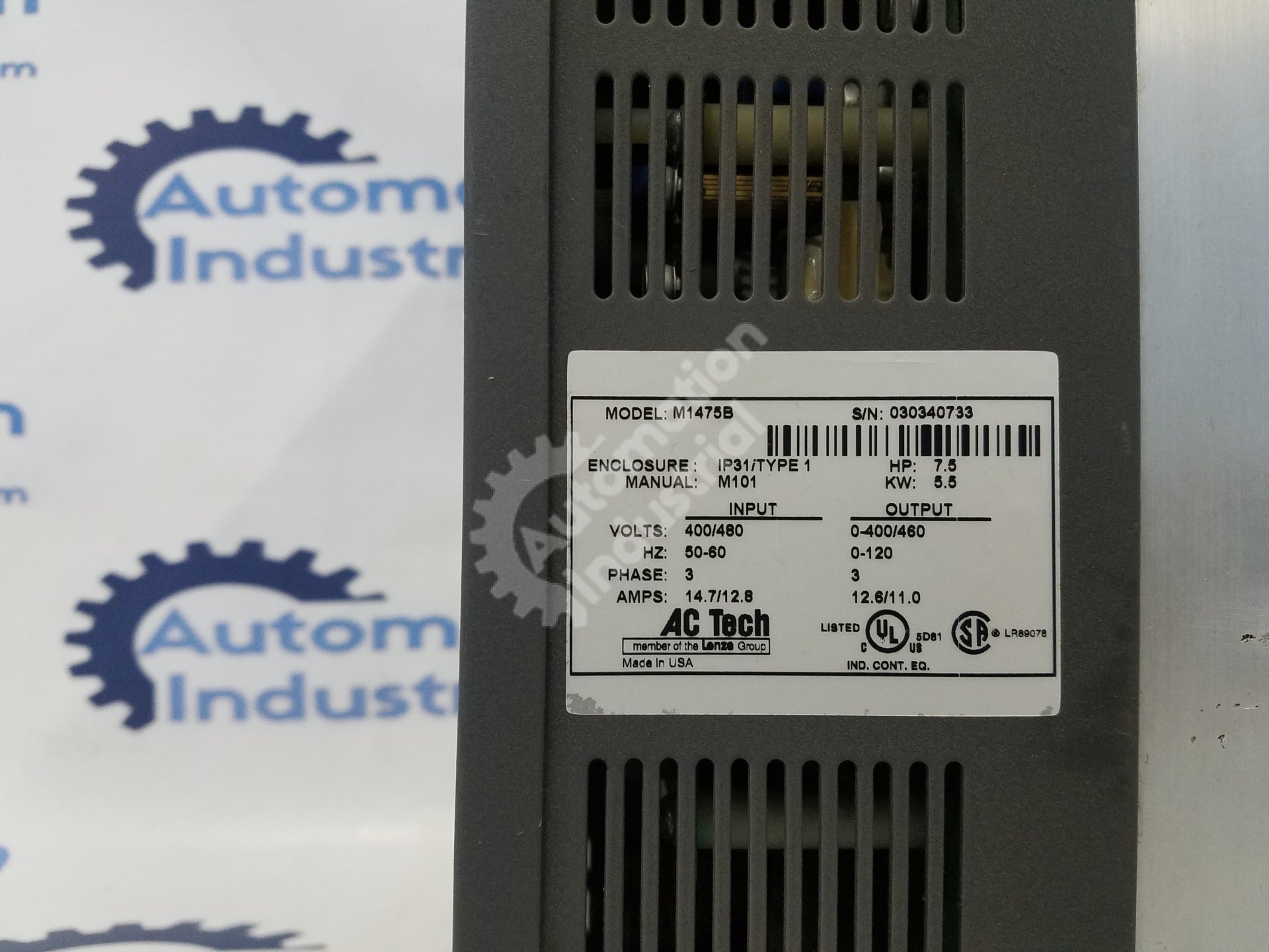 Lenze AC Tech M1475 Motor Control M1475B