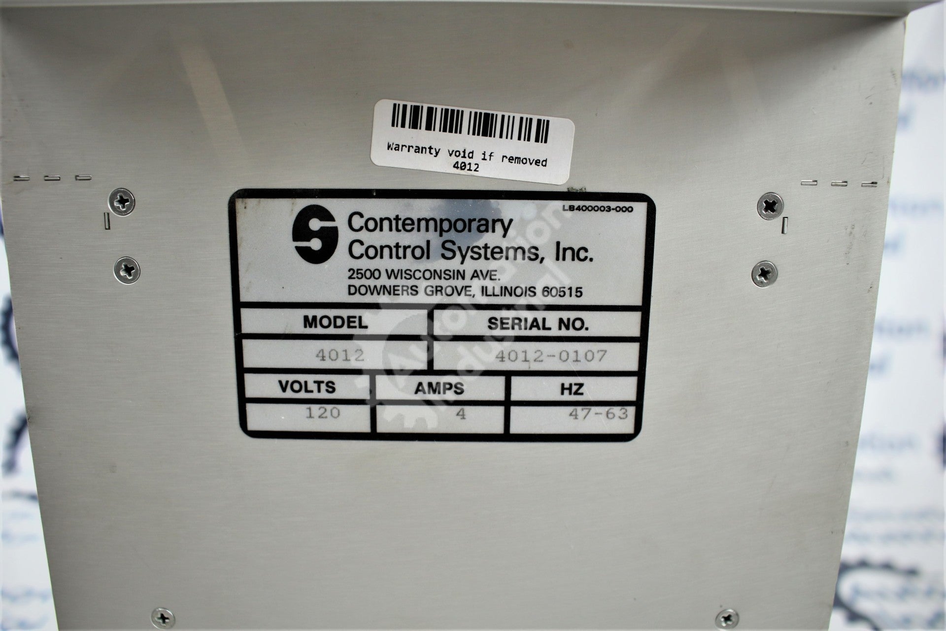 Contemporary Control Systems 4012 MOD HUB