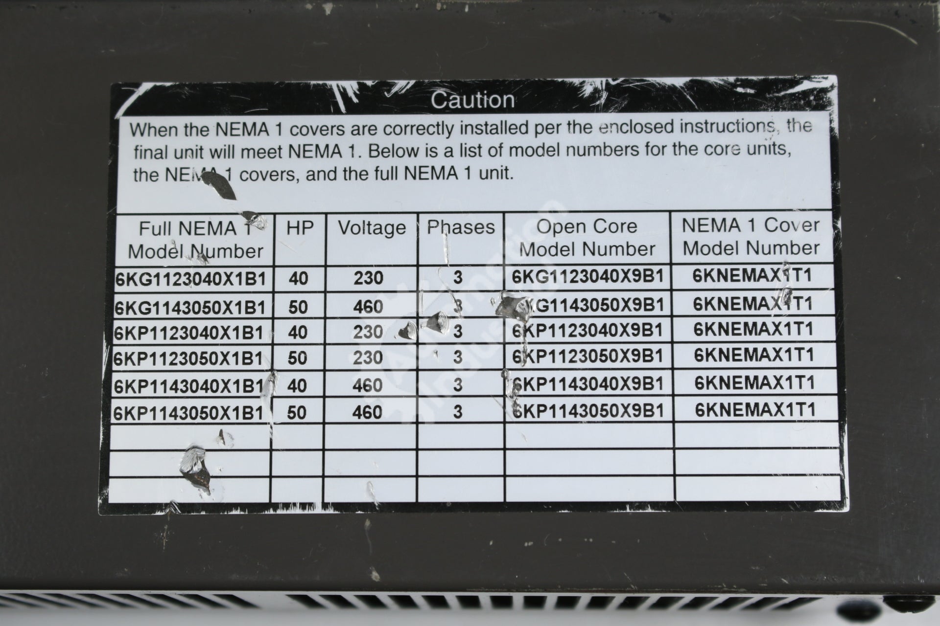 General Electric GE Fuji 6KNEMAX1T1 Enclosure