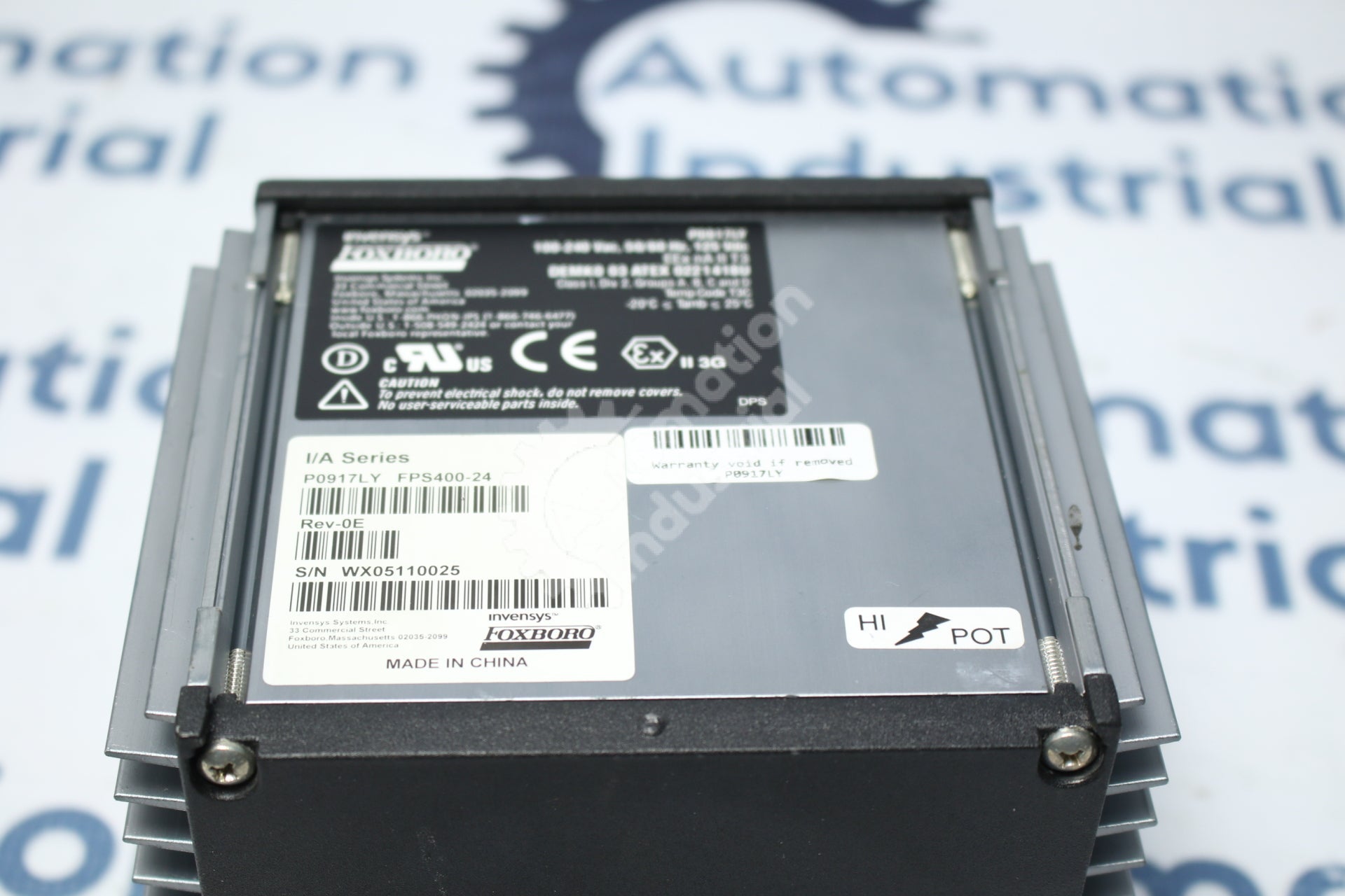Foxboro P0917LY FPS400-24 Power Supply