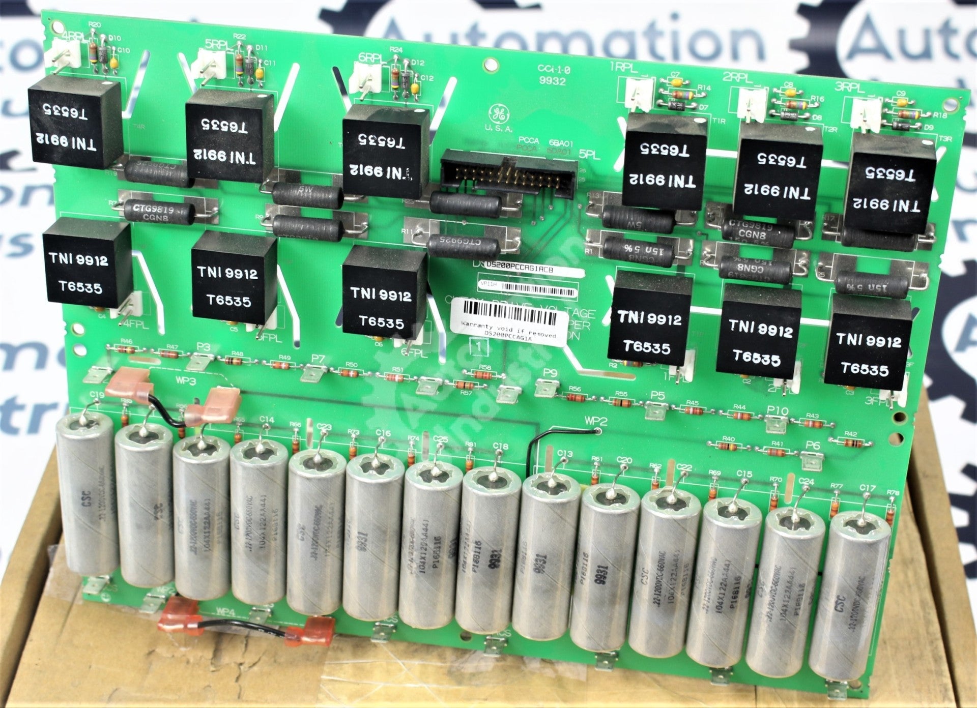 GE General Electric DS200PCCAG1A DS200PCCAG1ACB On Board Ram Multi Turbine Control Input