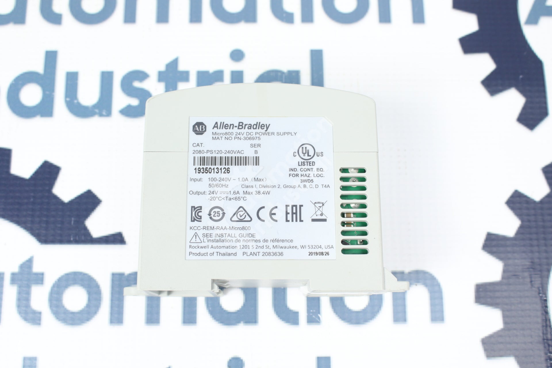 Allen-Bradley 2080-PS120-240VAC External AC Power Supply