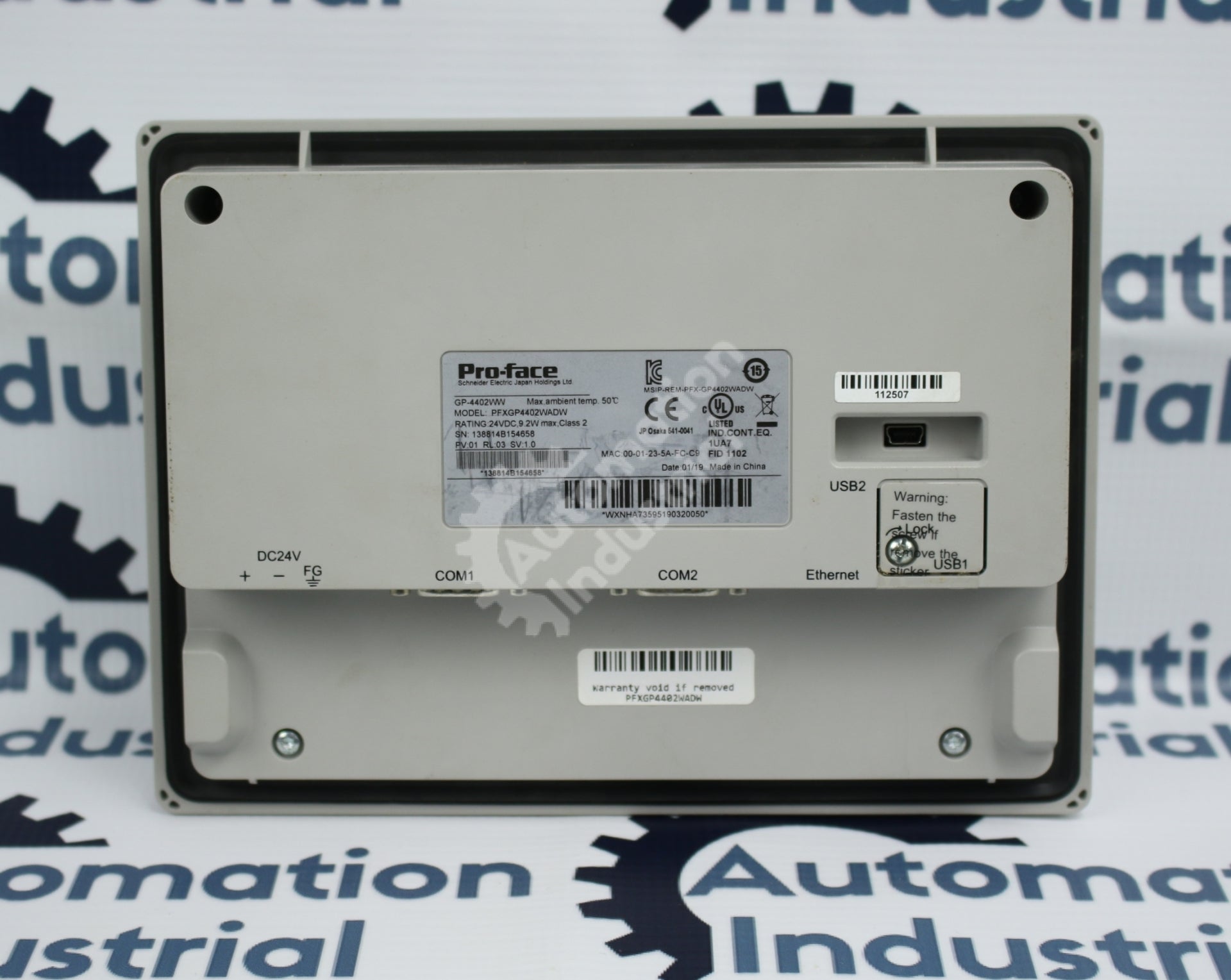 Pro-face PFXGP4402WADW GP-4402WW 7 inch Touchscreen HMI