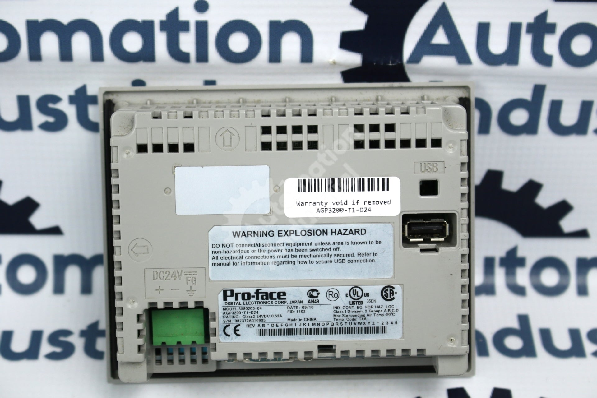 Pro-face AGP3200-T1-D24 10.4 inch HMI Touchscreen