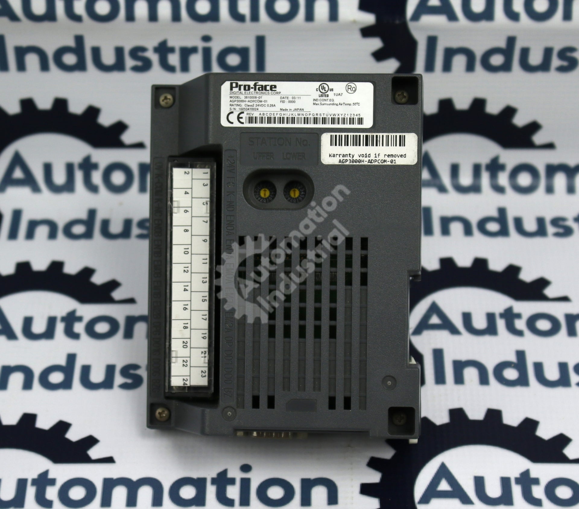 Pro-face AGP3000H-ADPCOM-01 Conversion Adapter and External Output I/F
