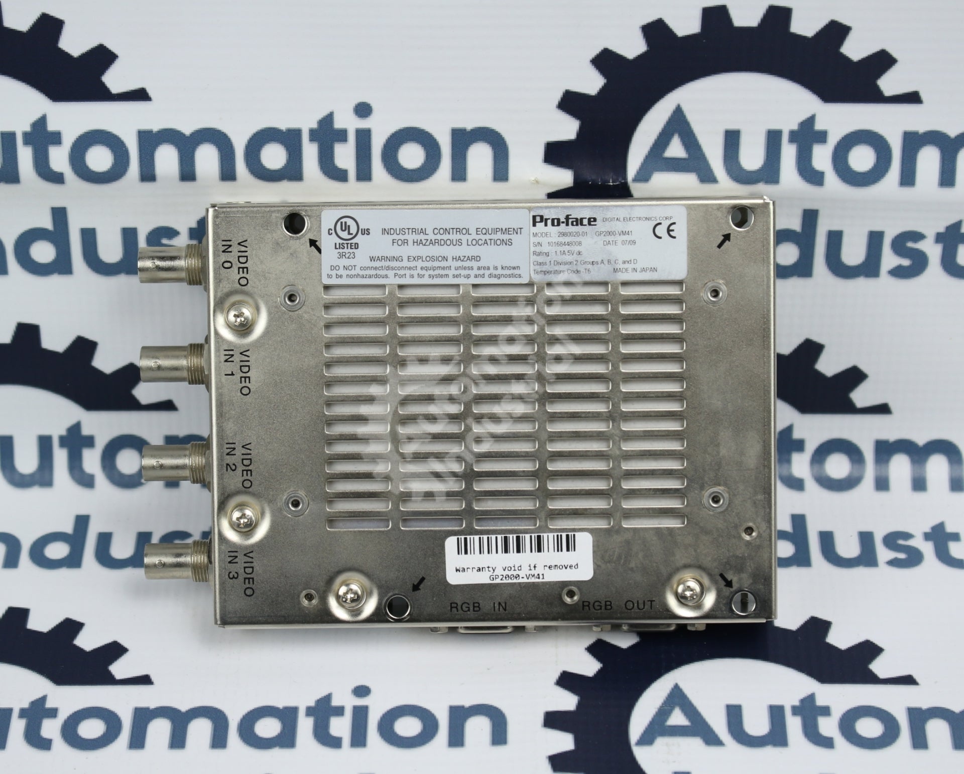 GP2000-VM41 By Pro-face Xycom Video Module