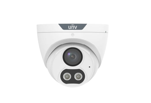 Uniview IPC3618SR-ADF40KMC-DL-H 8MP Dual Light Fixed Turret, 4.0mm, Built-in Mic & Speaker