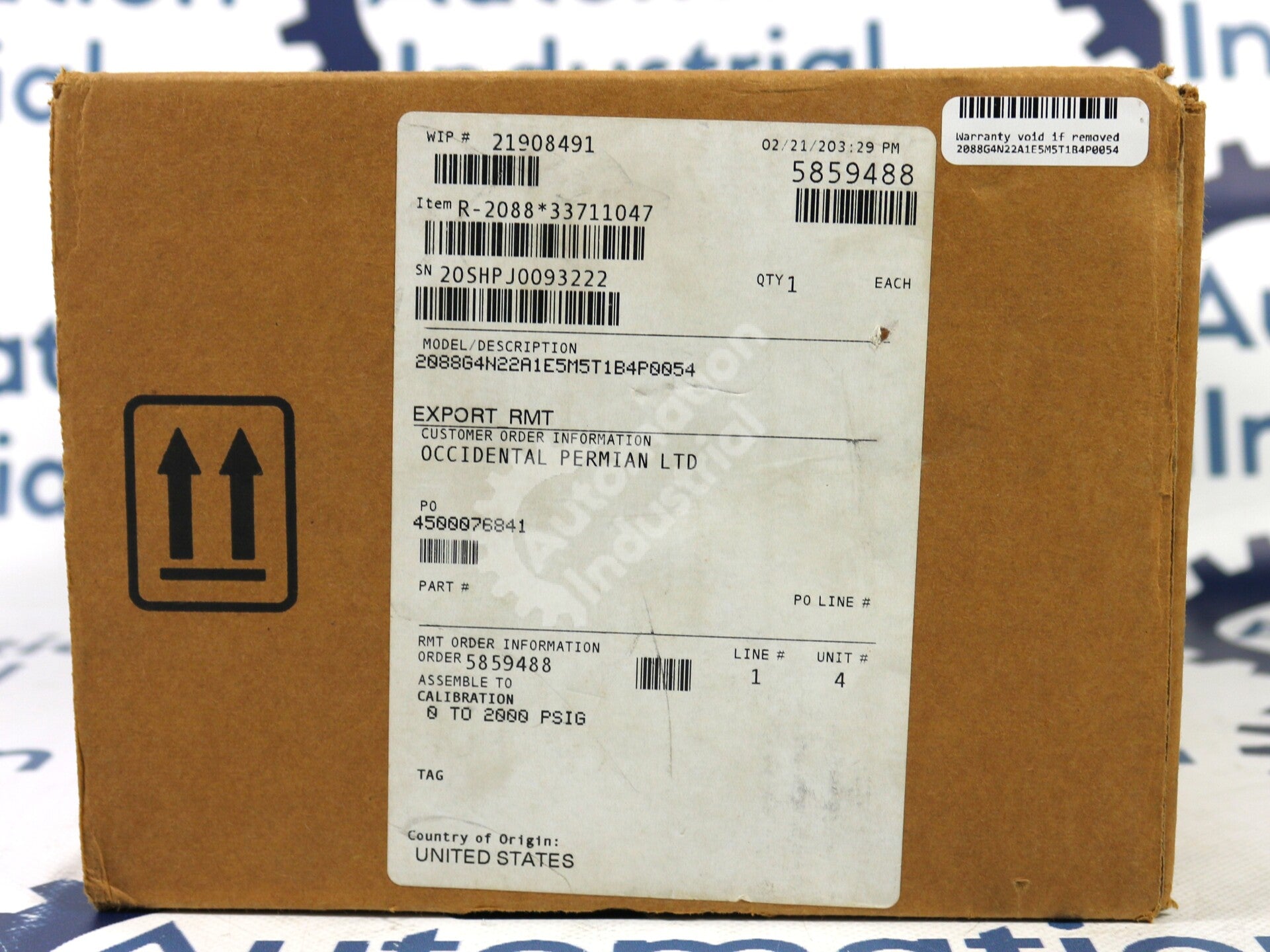 2088G4N22A1E5M5T1B4P0054 By Emerson Rosemount 2280 Pressure Transmitter NSFP