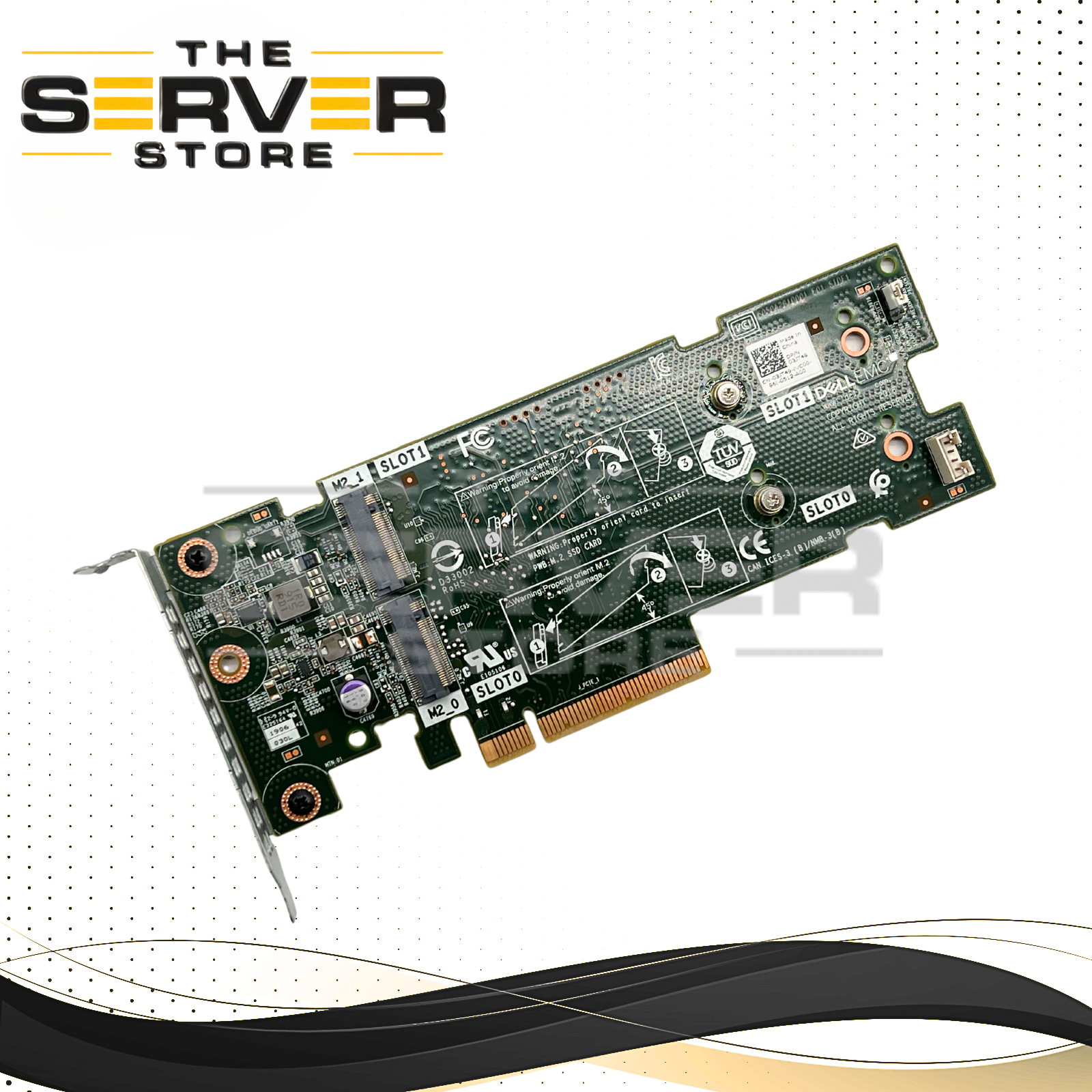 Dell 2x M.2 SATA 2280 Slot BOSS-S1 Raid Controller Adapter Card 03JT49 3JT49