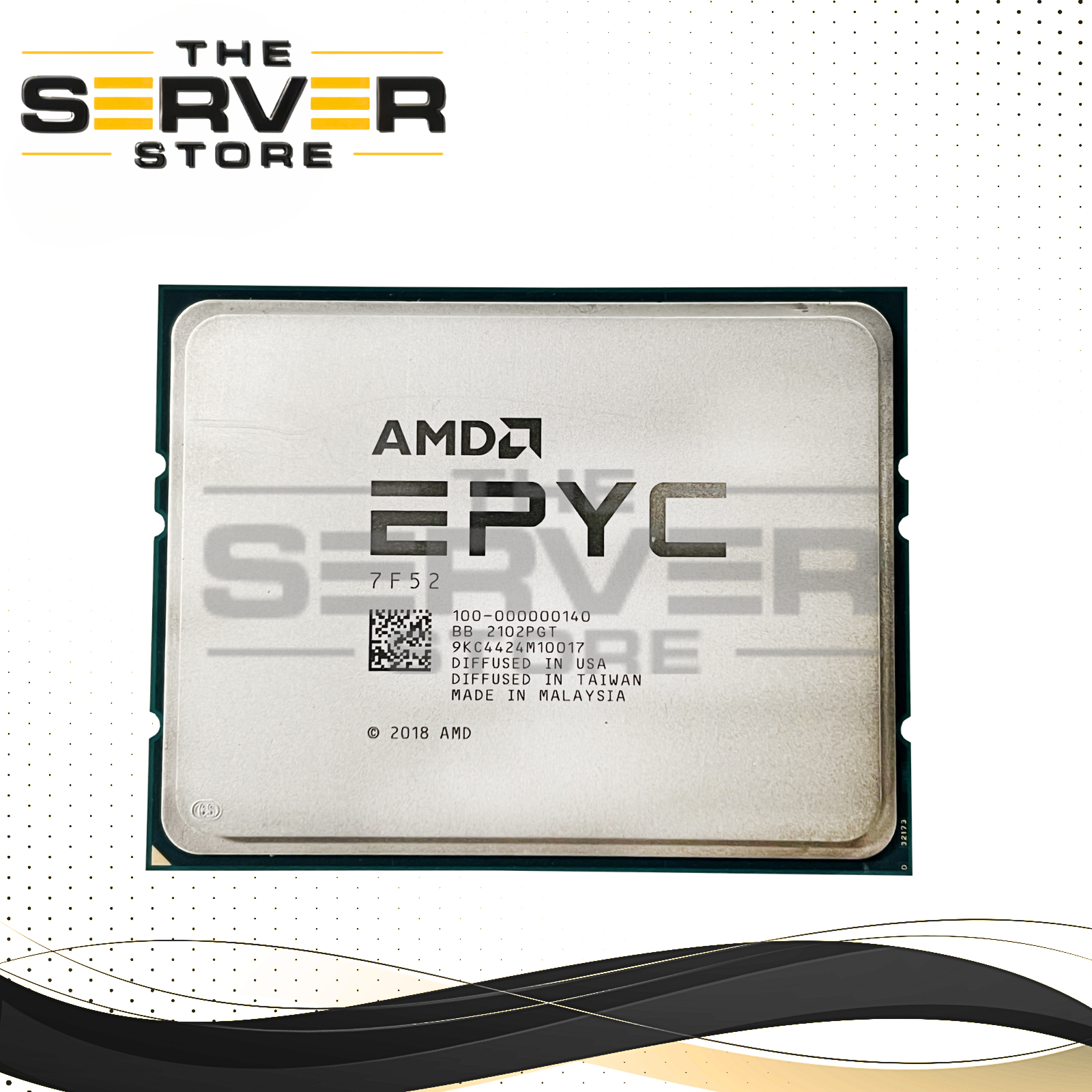 AMD EPYC 7F52 3.5GHz 16 Core Socket SP3 CPU (Dell Locked) 100-000000140