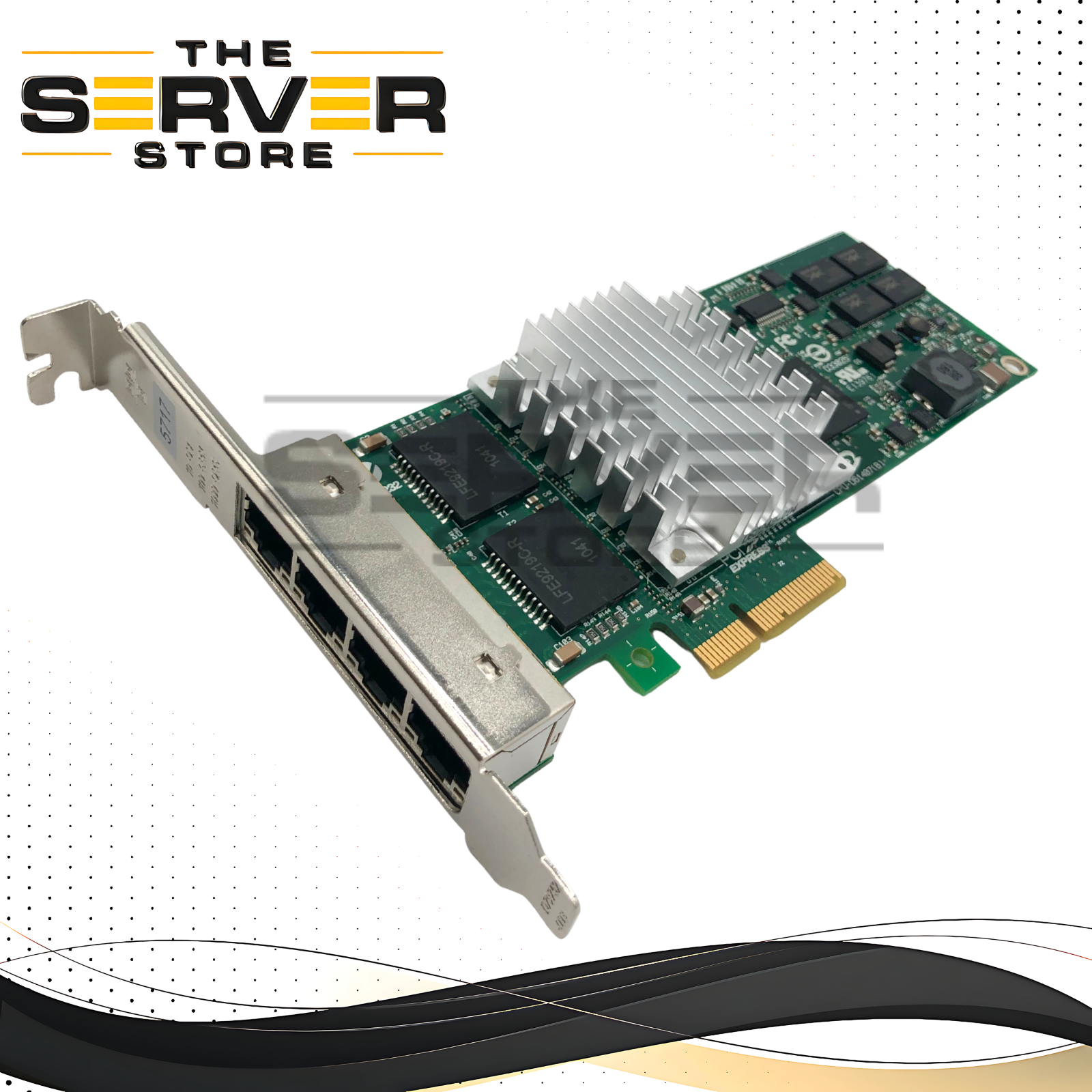 IBM Intel PRO/1000 PT Quad-Port 1GbE PCIe Server Adapter High Profile 46Y3512