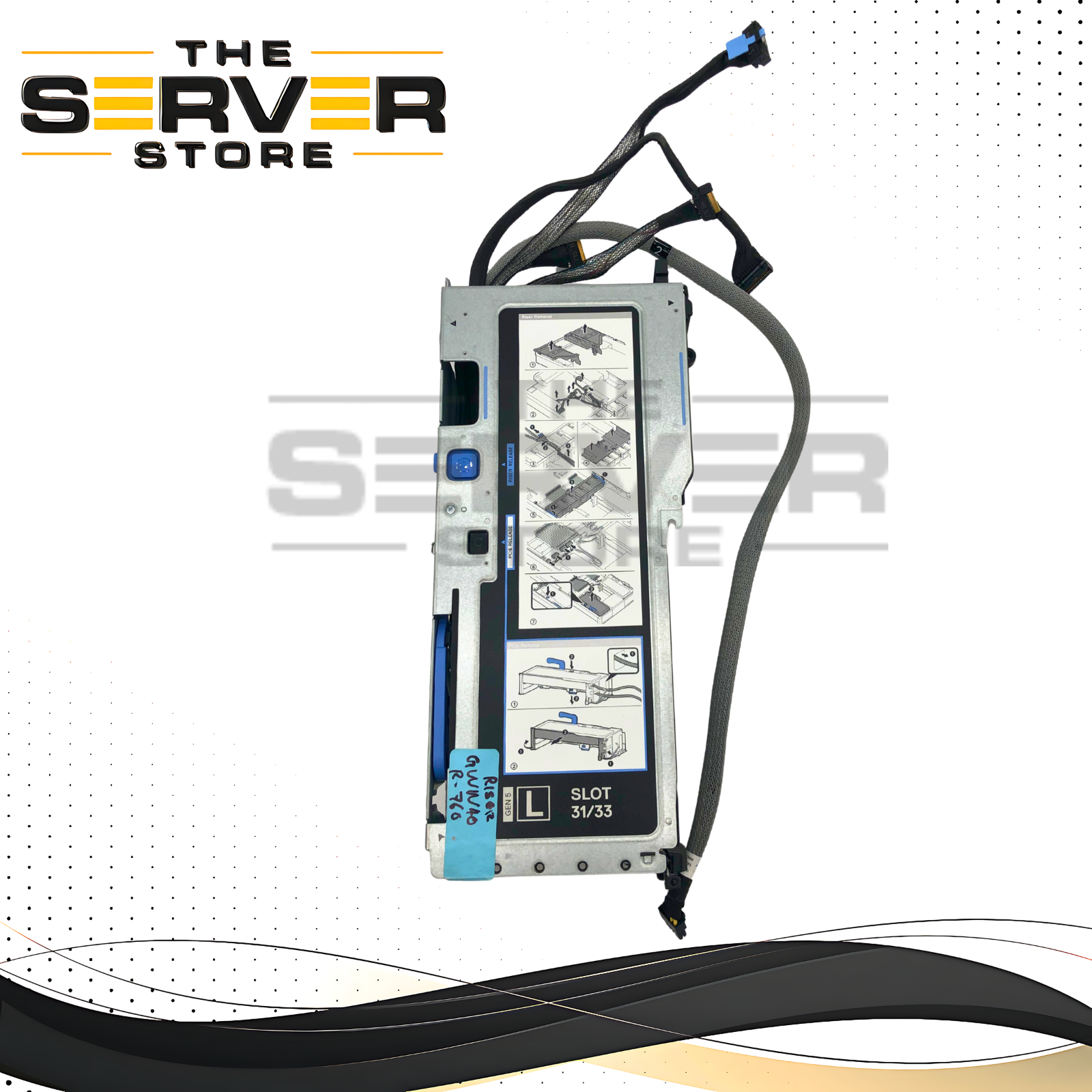 Dell PowerEdge R760 16G Left GPU Riser F2A Card PCIe Gen5 x16 Slot 0GWW40 GWW40