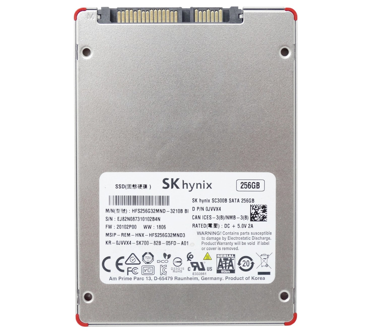 Dell Hynix 256GB MLC SATA 6Gbps 2.5'' SSD Solid State Drive (HSF256G32MND-3210B)