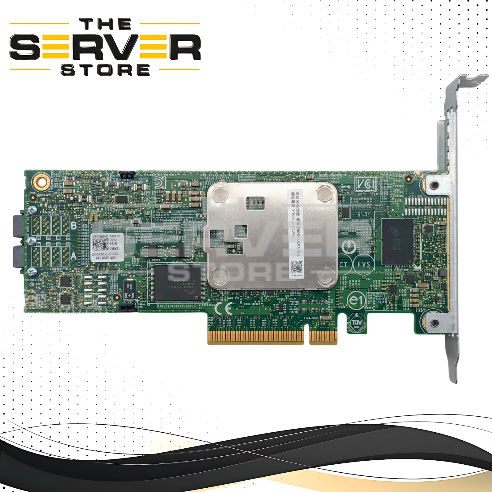 Dell PERC H730 12Gb/s SAS 1GB Non-Volatile (NV) Flash-Backed Cache PowerEdge RAID Controller W/ Battery (High Profile). RAID: 0, 1, 5, 6, 10, 50, 60. P/N: 3XK31, 03XK31.