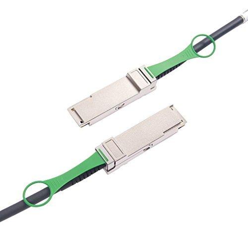 40G QSFP+ DAC Cable - 40GBASE-CR4 Passive Direct Attach Copper Twinax QSFP Cable for HPE JG328A Devices, 5m-FoxTI