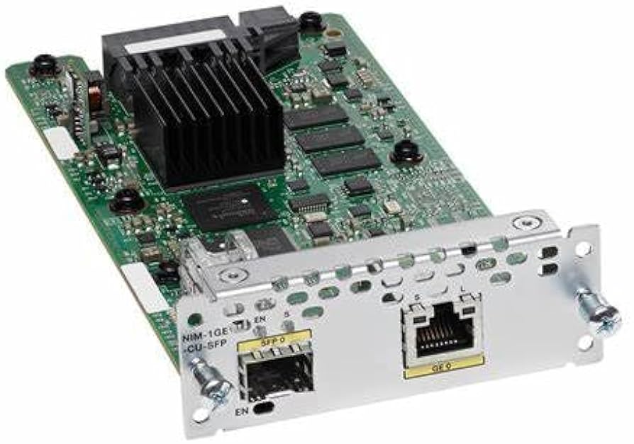 Cisco NIM-1GE-CU-SFP Refurbished — 1-Port GE/SFP WAN NIM Module