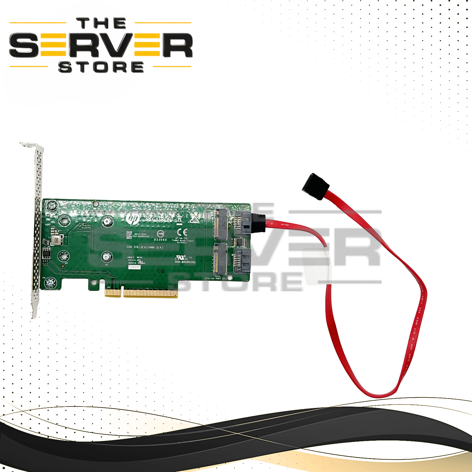 HPE SATA M.2 ML/DL Dual Drive PCIe Riser Card 882359-001