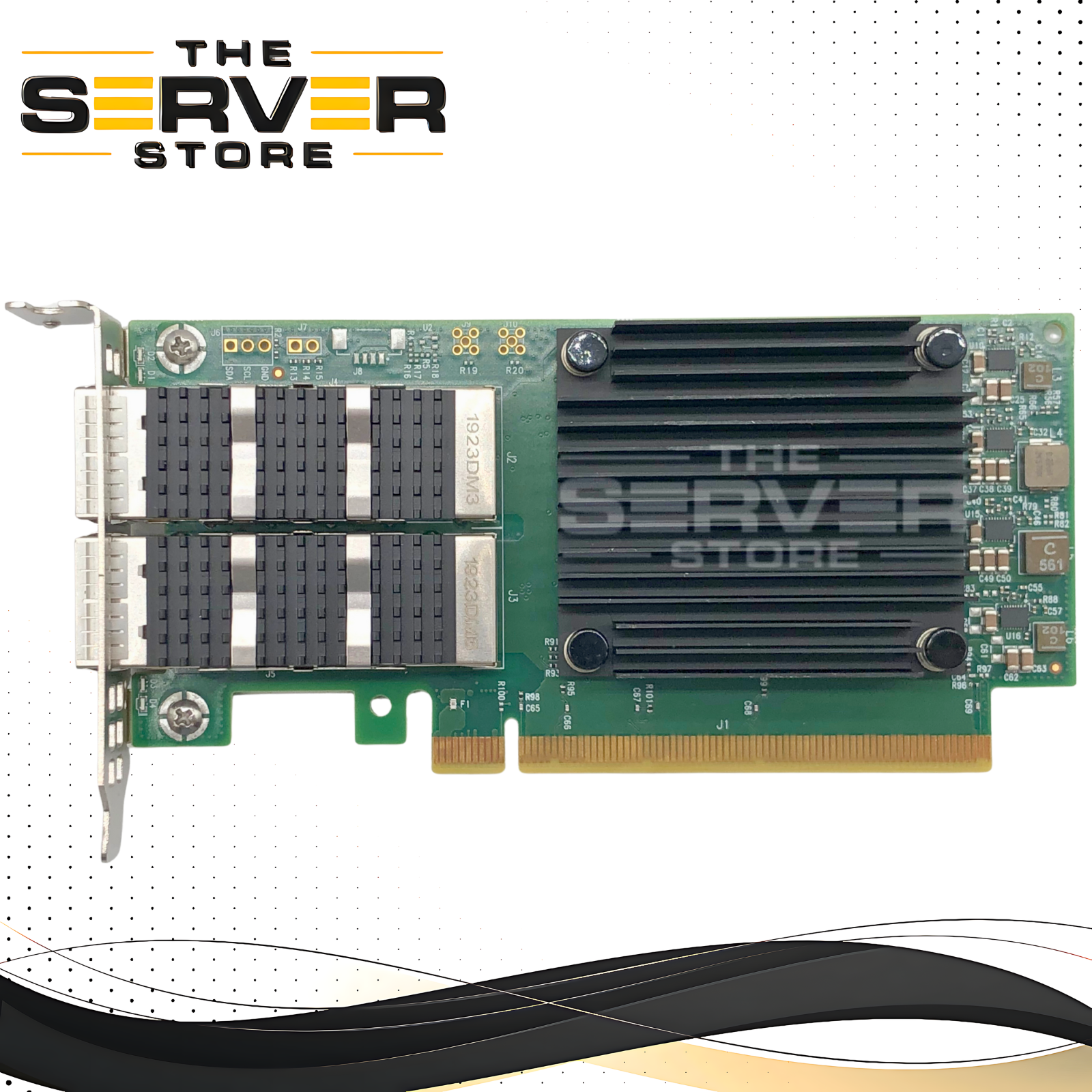Dell Mellanox ConnectX-6 Dual Port 100Gb QSFP56 PCI-e Network Adapter with Low Profile Bracket. P/N: Y53CK, 0Y53CK.