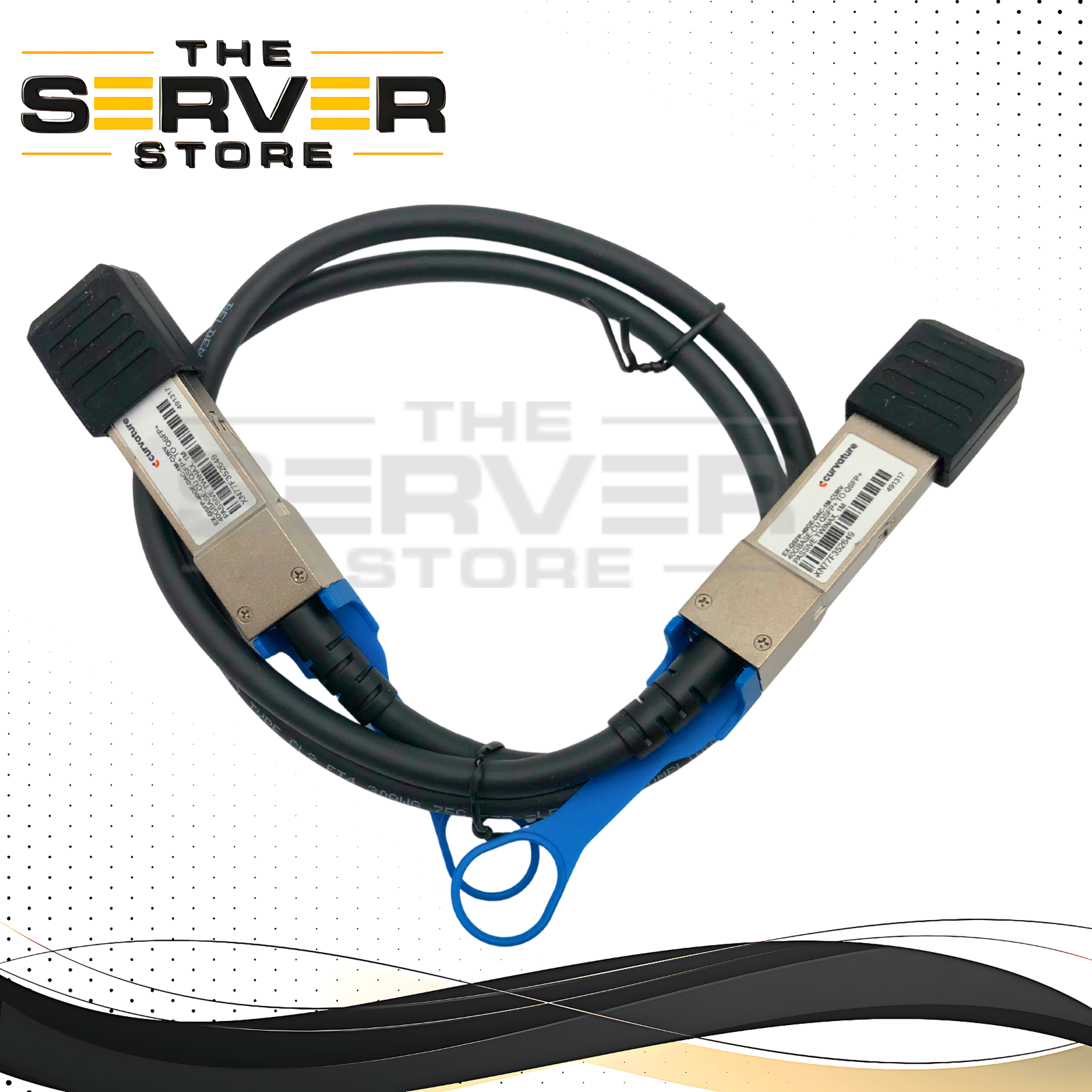 Curvature 1M 40GbE QSFP+ DAC for Juniper EX-QSFP-40GE-DAC-1M-CURV