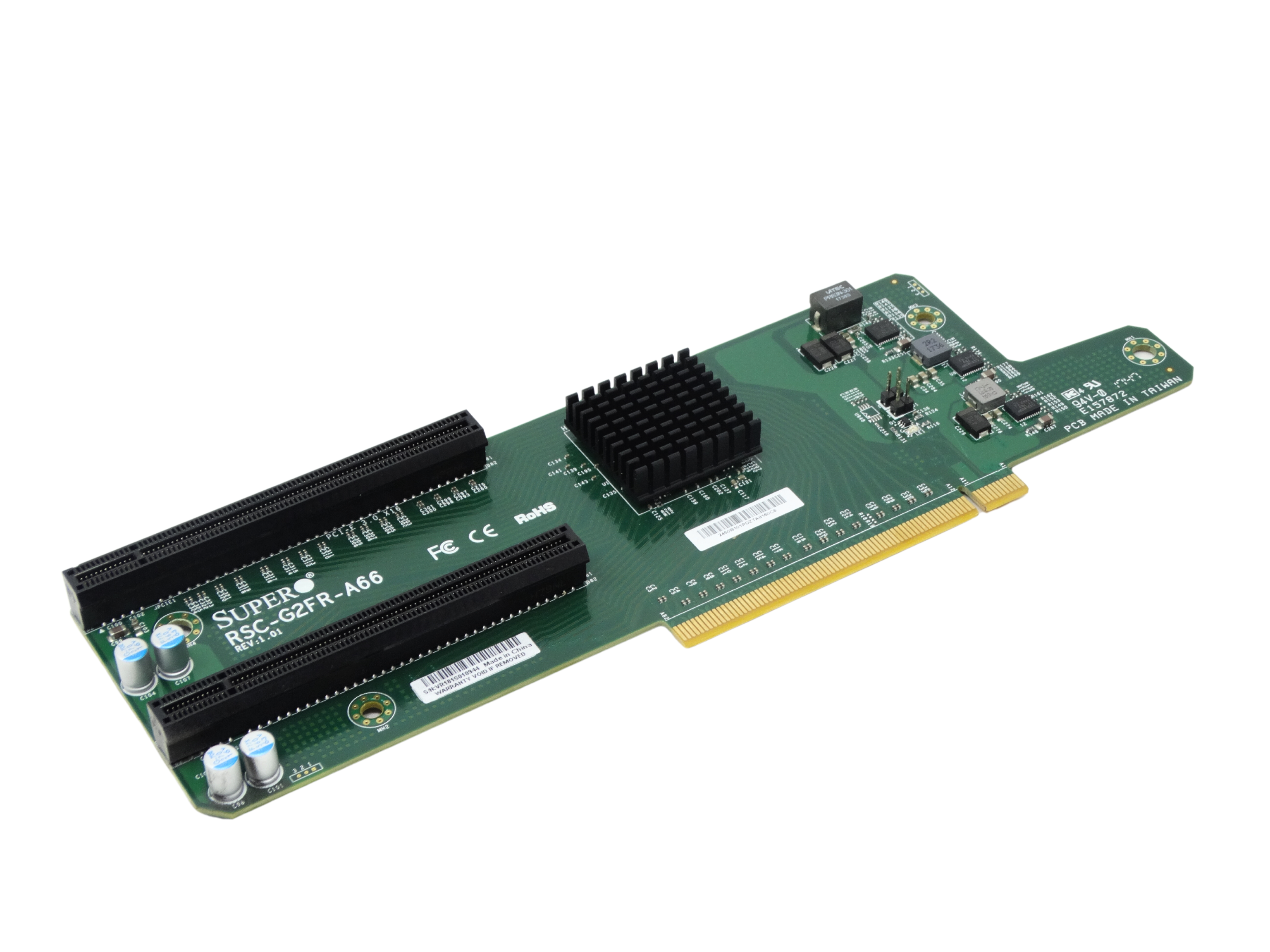 Supermicro 2U Active Gen2 Gen3 PCI-E x16 Riser Card (RSC-G2FR-A66)
