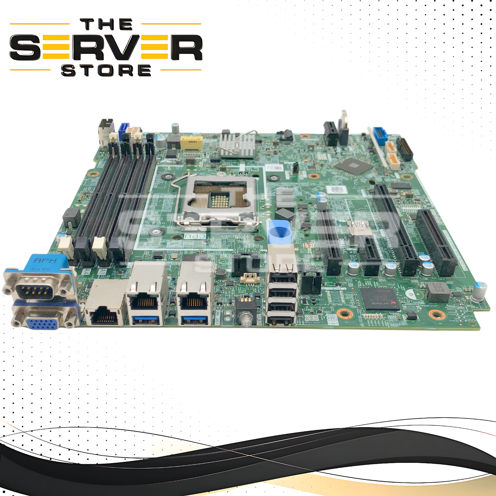 Dell PowerEdge T340 Server Motherboard, LGA 1151-2 Socket, 4x DDR4 DIMM Slots. P/N: VRC38, 0VRC38.