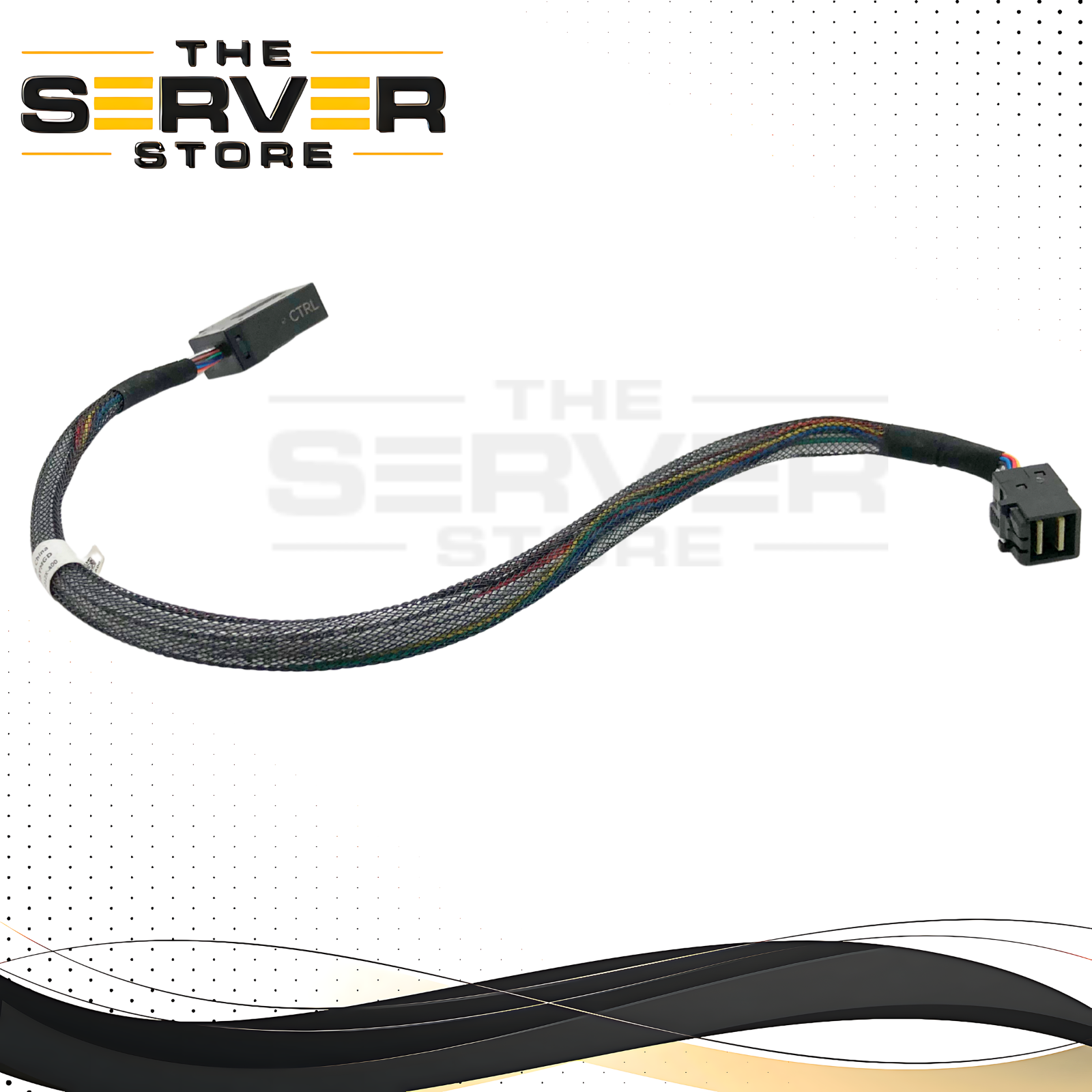 Dell PowerEdge R440 Internal SAS/SATA RAID Controller Cable for 4-Bay 3.5" LFF Backplane (PERC H730/H740). P/N: 8YMGD, 08YMGD.