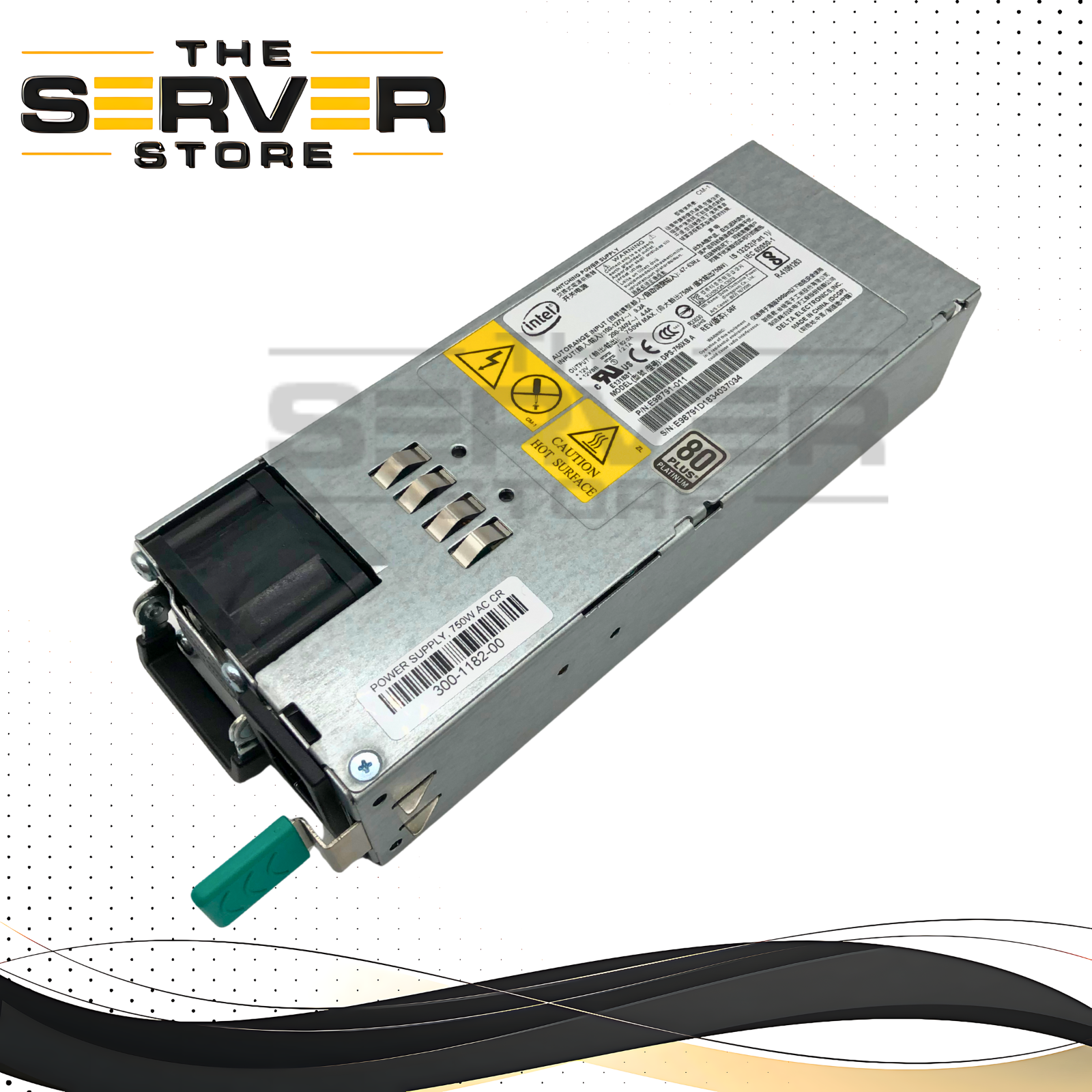 Intel 750W Platinum PSU for P4000 R1000 R2000 Server E98791-011 DPS-750XB A