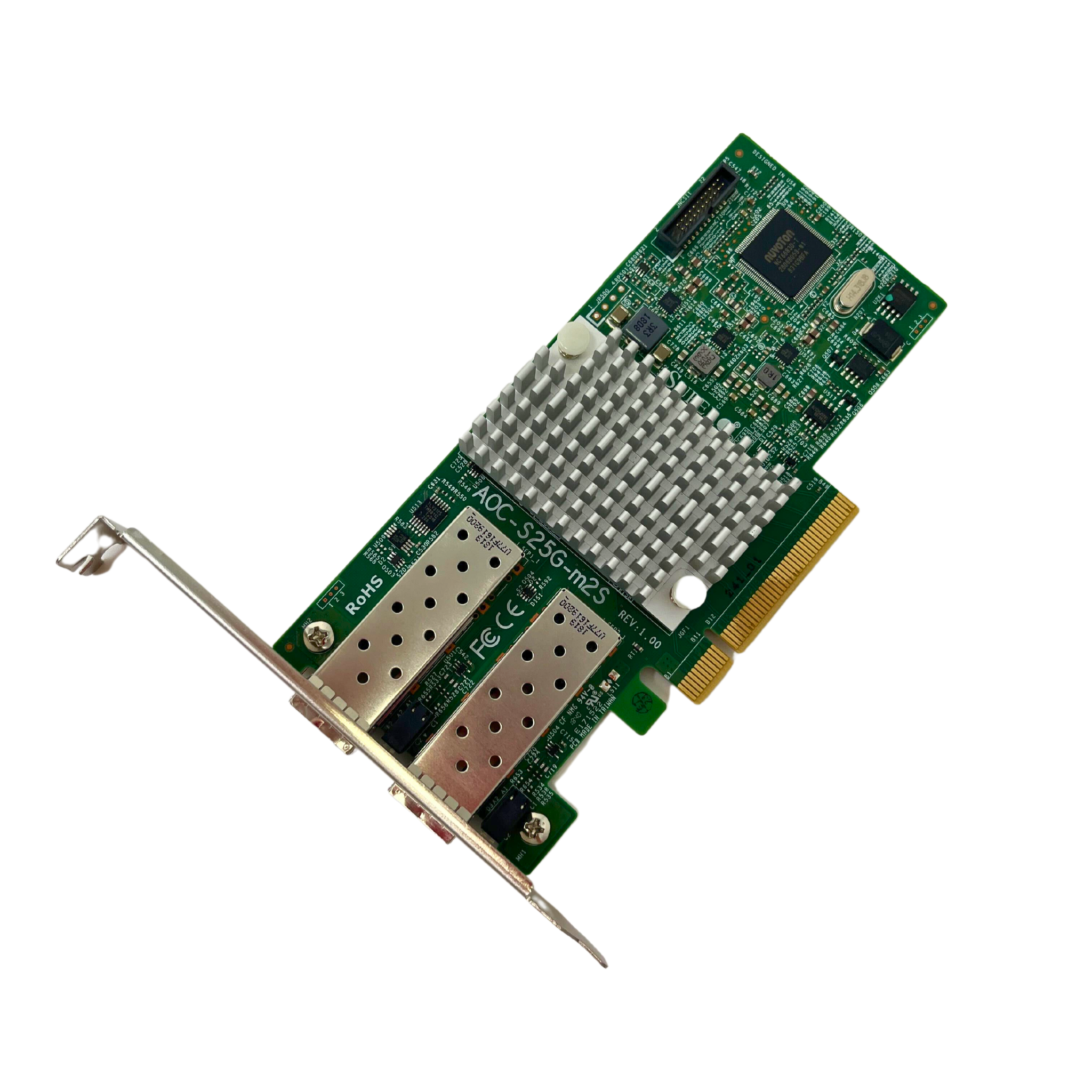 Supermicro Dual-Port 25GbE / 10GbE Ethernet SFP+ Network Adapter (AOC-S25G-M2S)