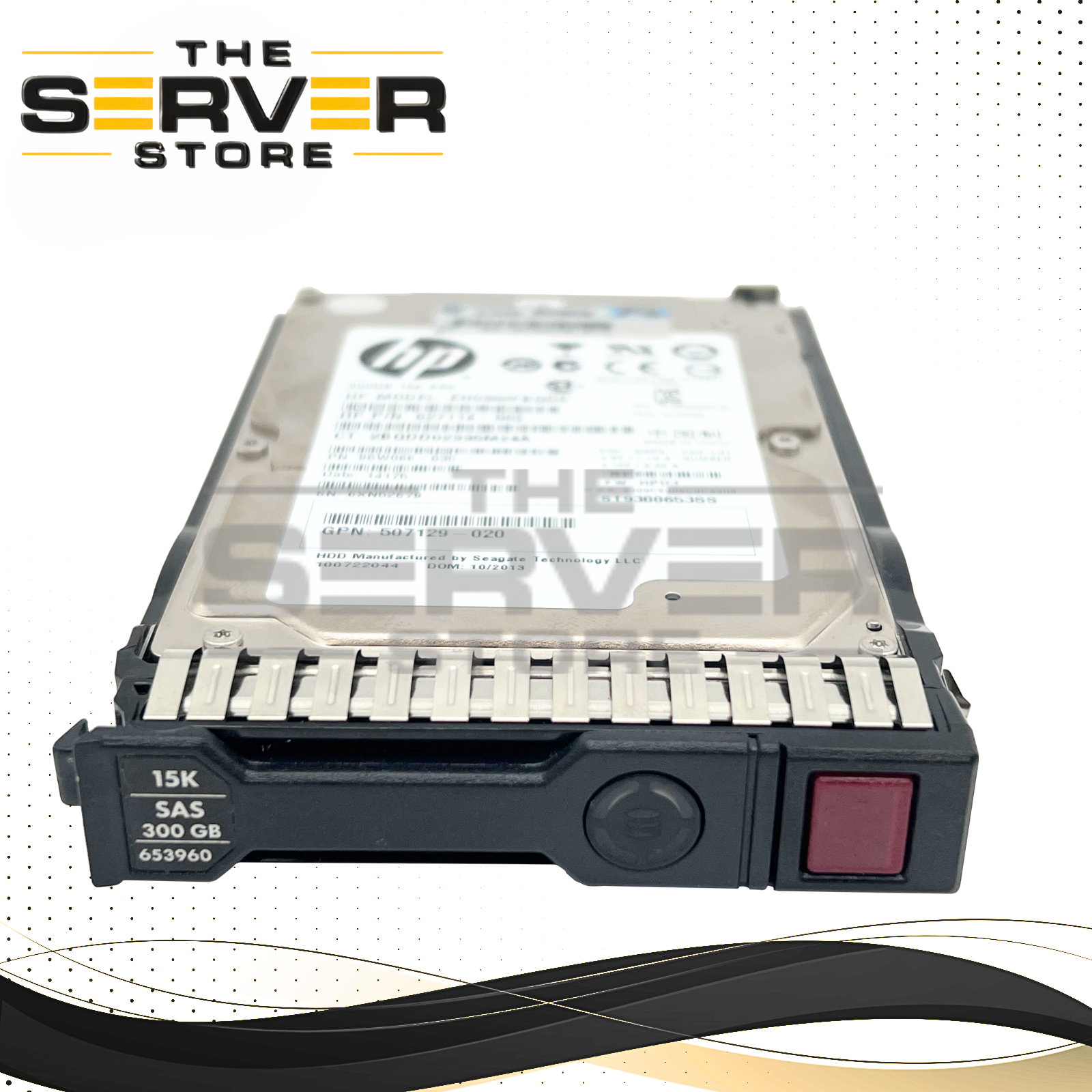 HPE 300GB SAS 6G 15K RPM SFF SC 2.5'" Hard Drive 653960-001 652612-B21