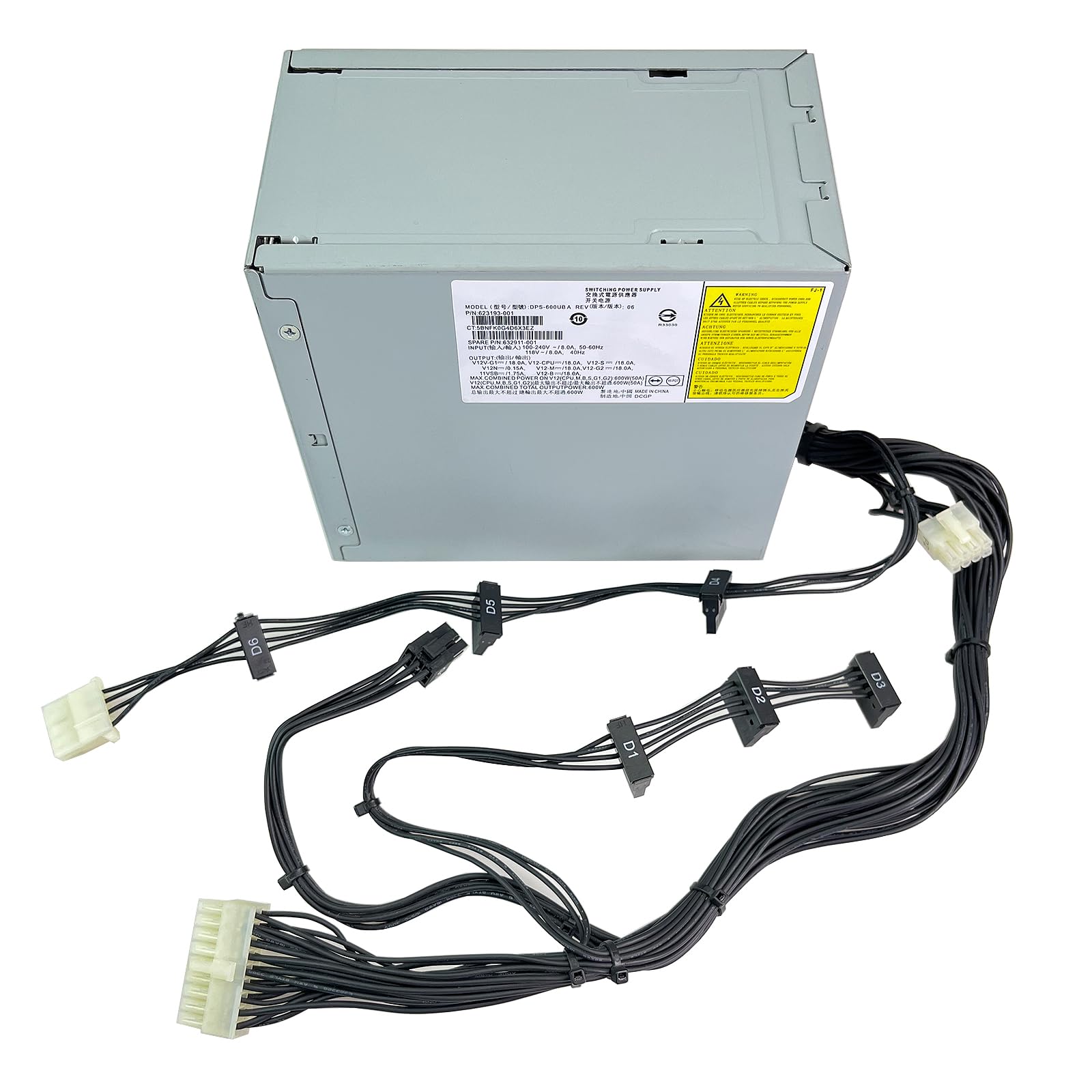 DPS-600UB A Fuente de alimentación de 600W para Z420 623193-001 632911-001