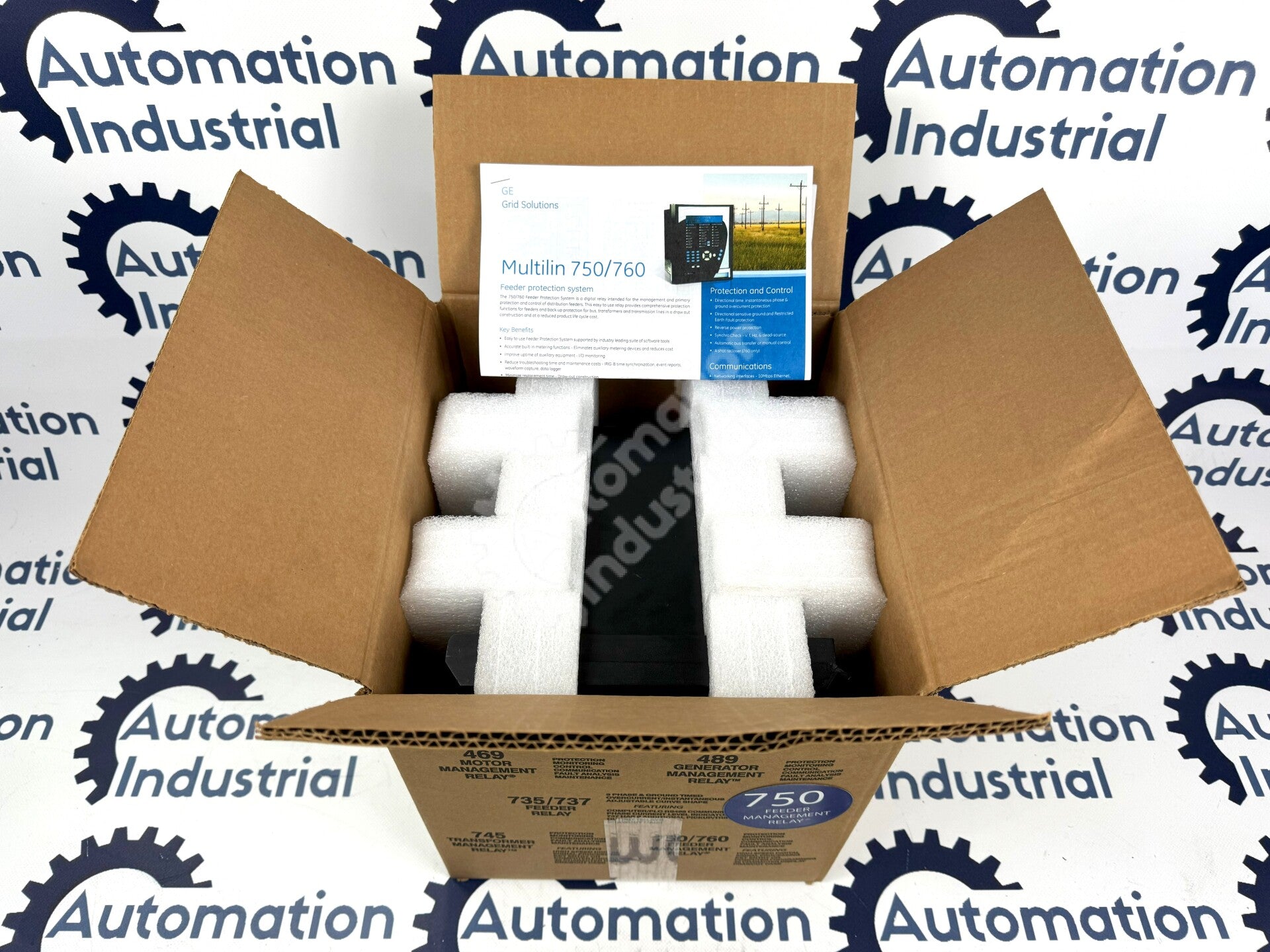 GE Multilin 750-P5-G5-S5-HI-A20-R Feeder Management Relay