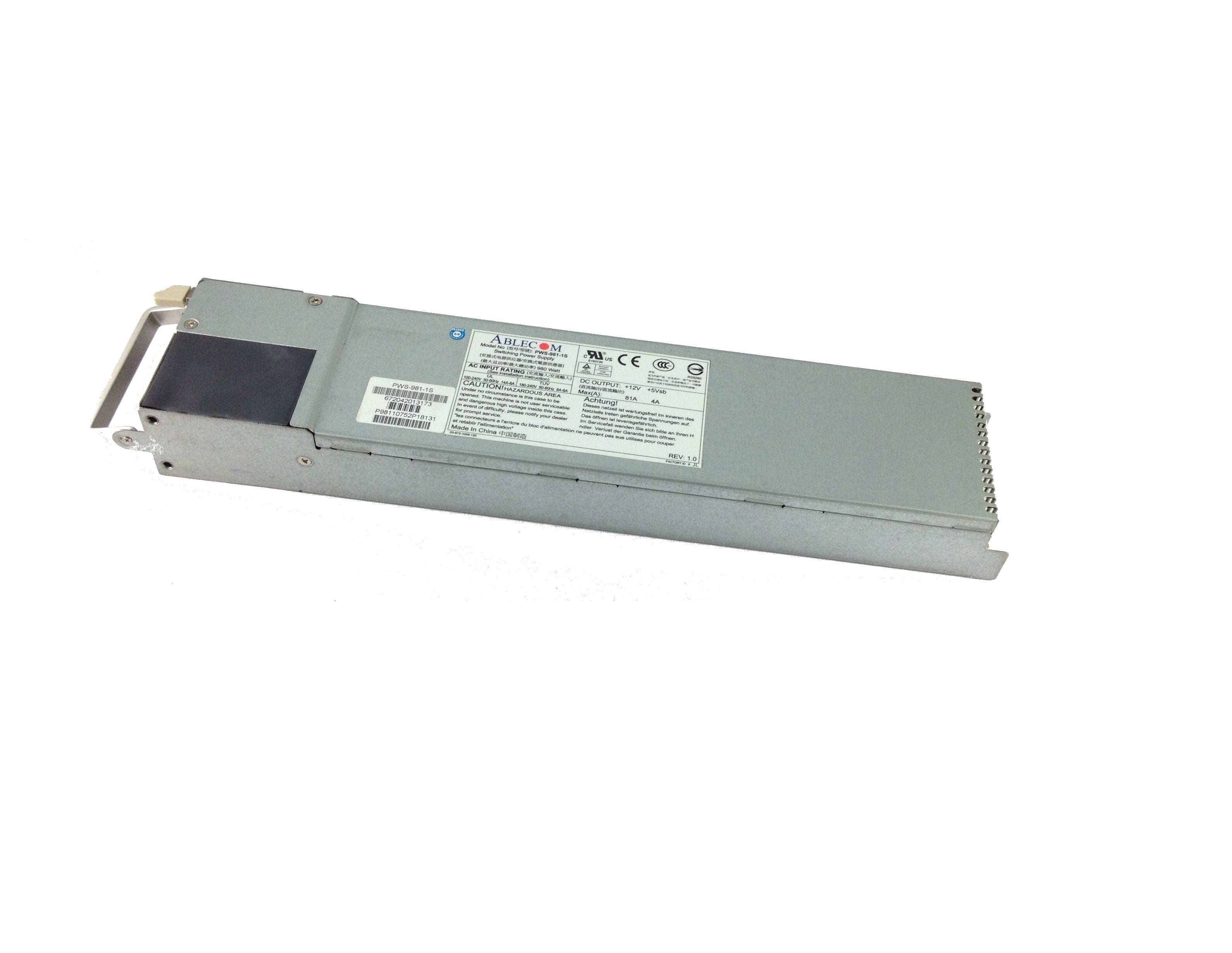 Supermicro Server Ablecom 980W Switching Power Supply (PWS-981-1S)
