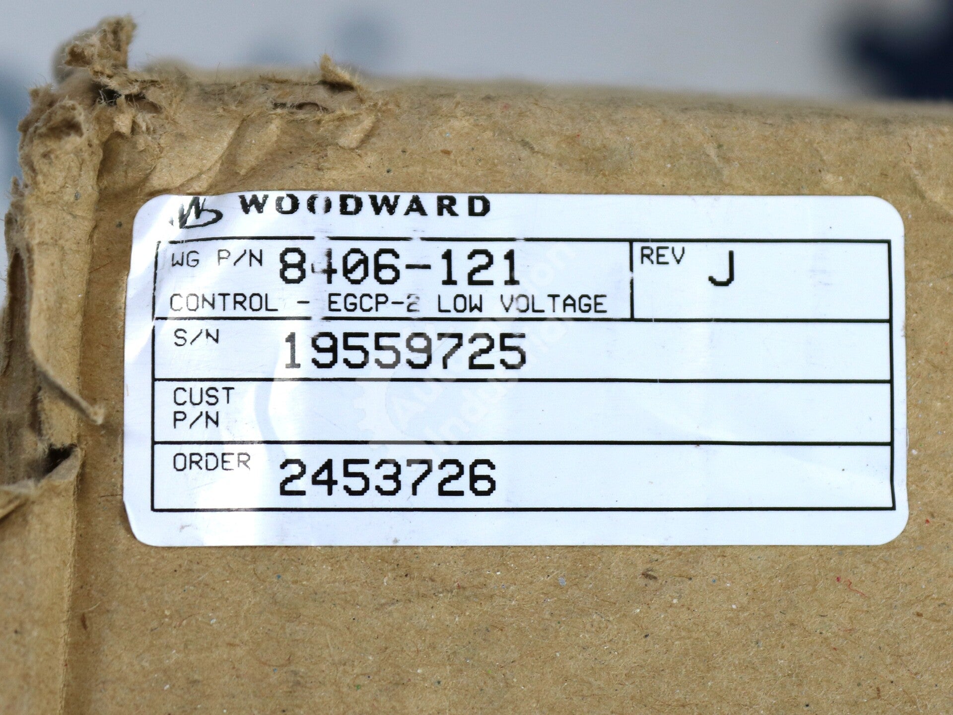 8406-121 By Woodward EGCP-2 Digital Generator Controller NSFP