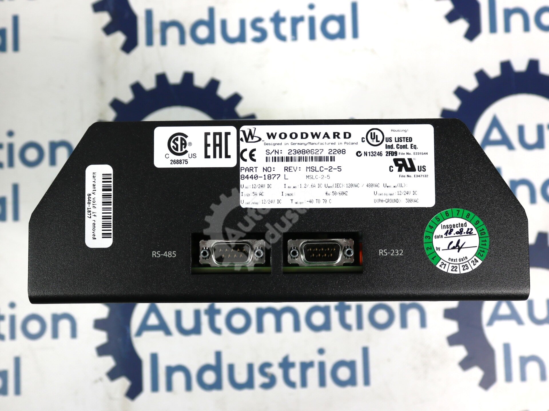 8440-1877 By Woodward Digital Synchronizer and Load Control NSFP