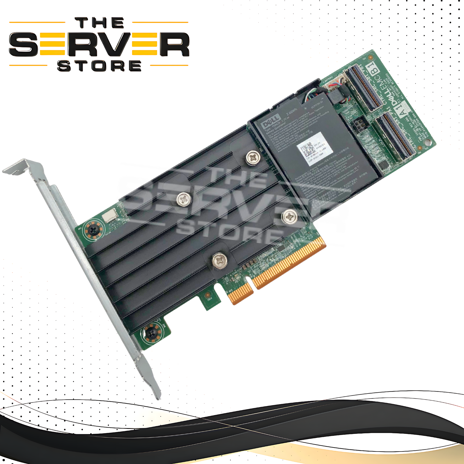 Dell PERC H755 8GB 12Gb/s PCIe 4.0 SAS RAID Controller with Battery. P/N: 29XMF, 029XMF.