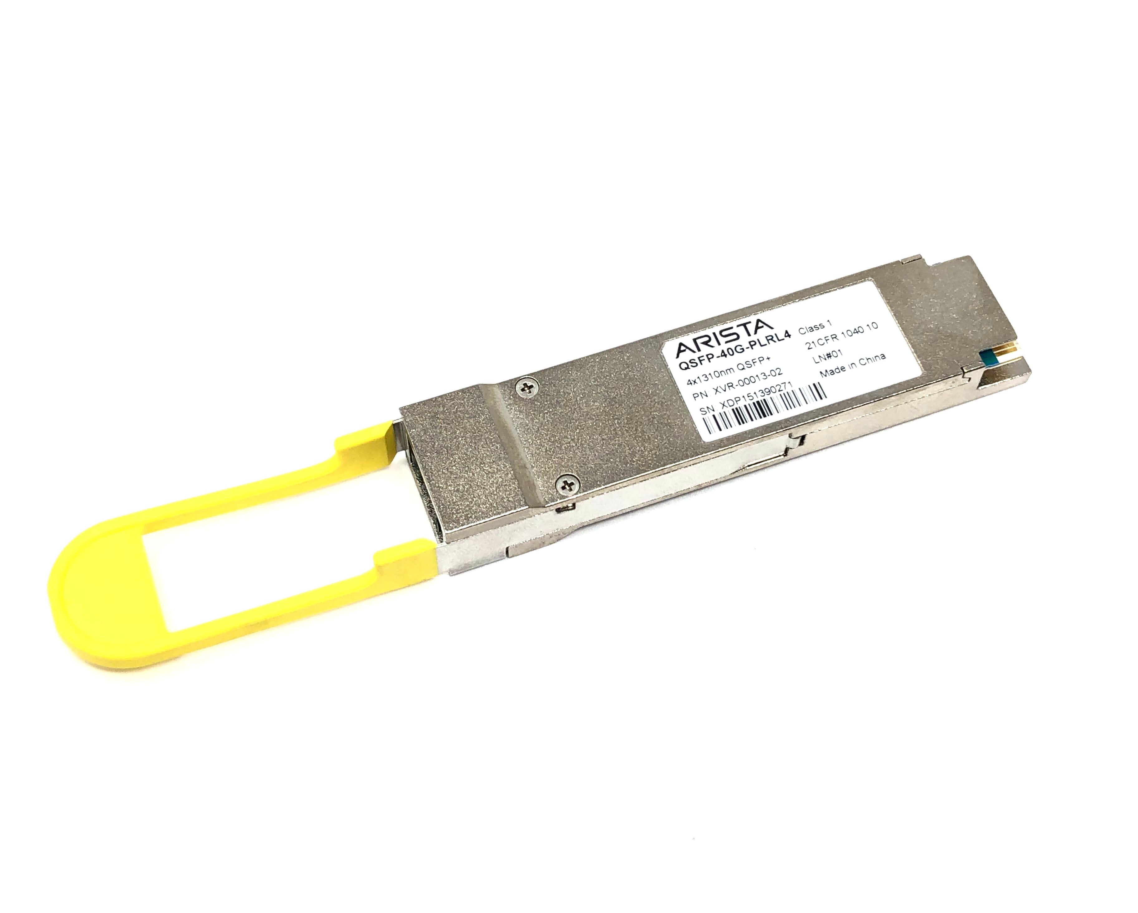 Arista QSFP-40G-PLRL4 40GBASE-PLRL4 1310nm QSFP+ 1KM MTP/MPO Transceiver (QSFP-40G-PLRL4)