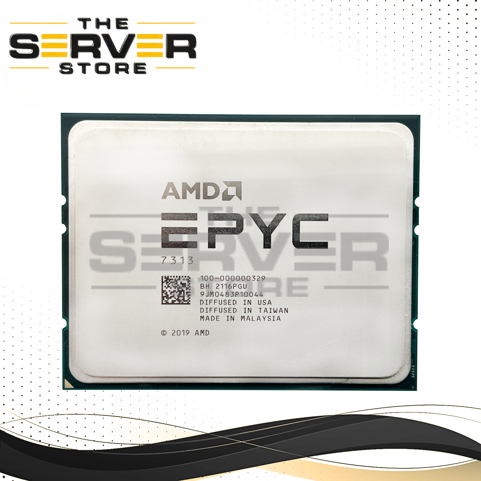 Dell Locked) AMD EPYC 7313 3.0GHz 16C 128MB 155W Socket SP3 CPU 100-000000329