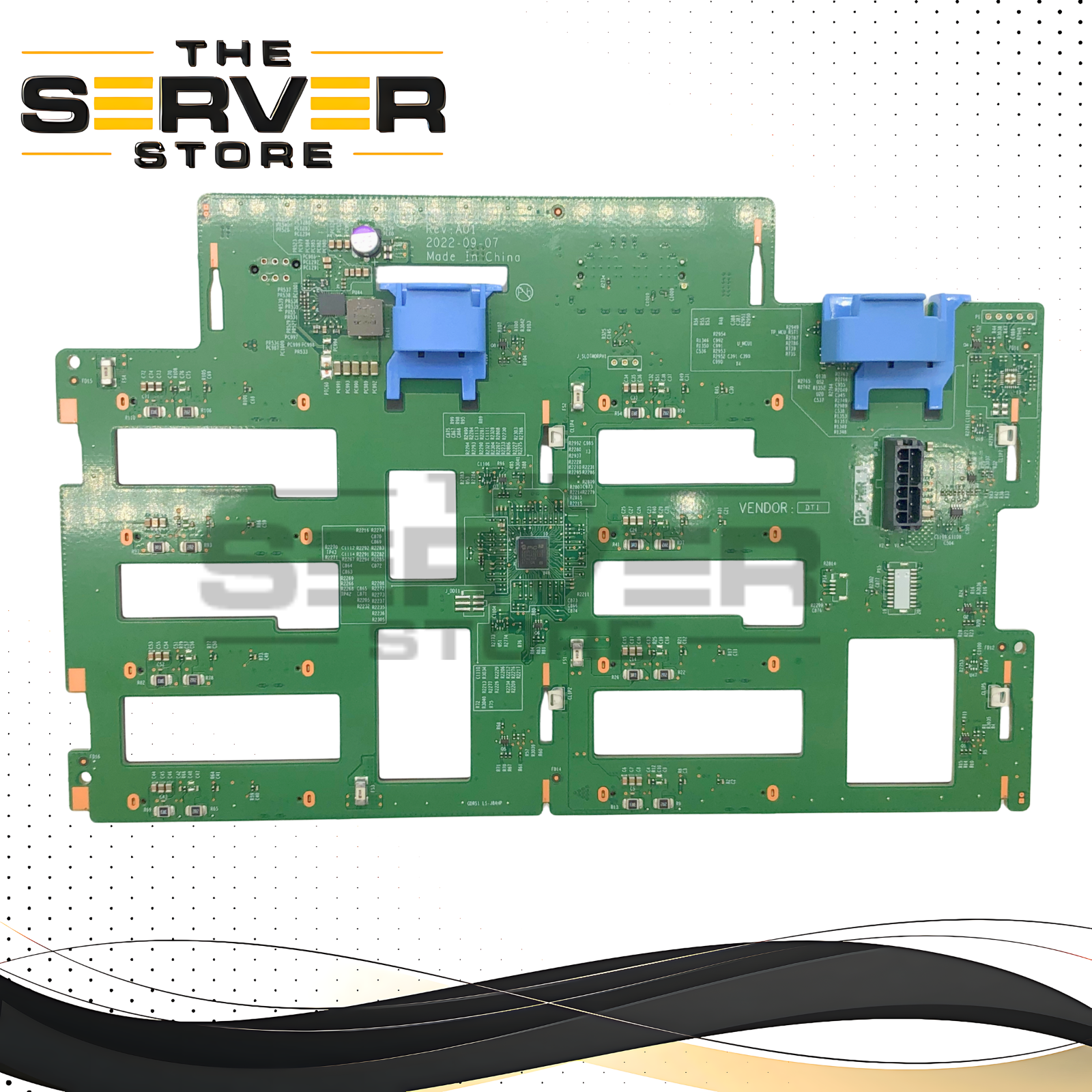 Dell PowerEdge T350 / T360 / T550 / T560 8-Bay 3.5" SAS/SATA HDD Backplane. P/N: XGXXF, 0XGXXF.