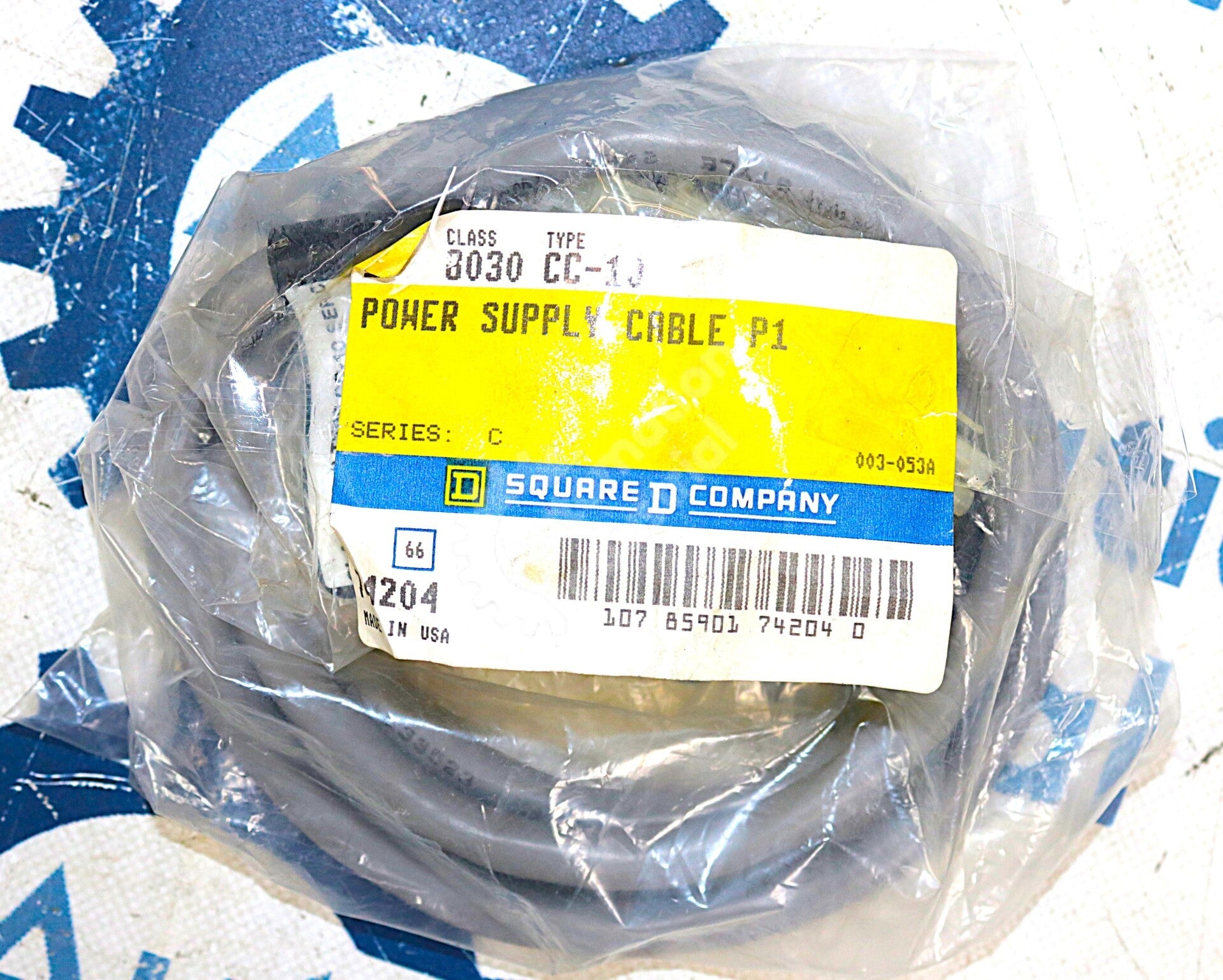 CC-10 By Square D Sy/Max Class 8030 Power Supply Cable P1 NSFP