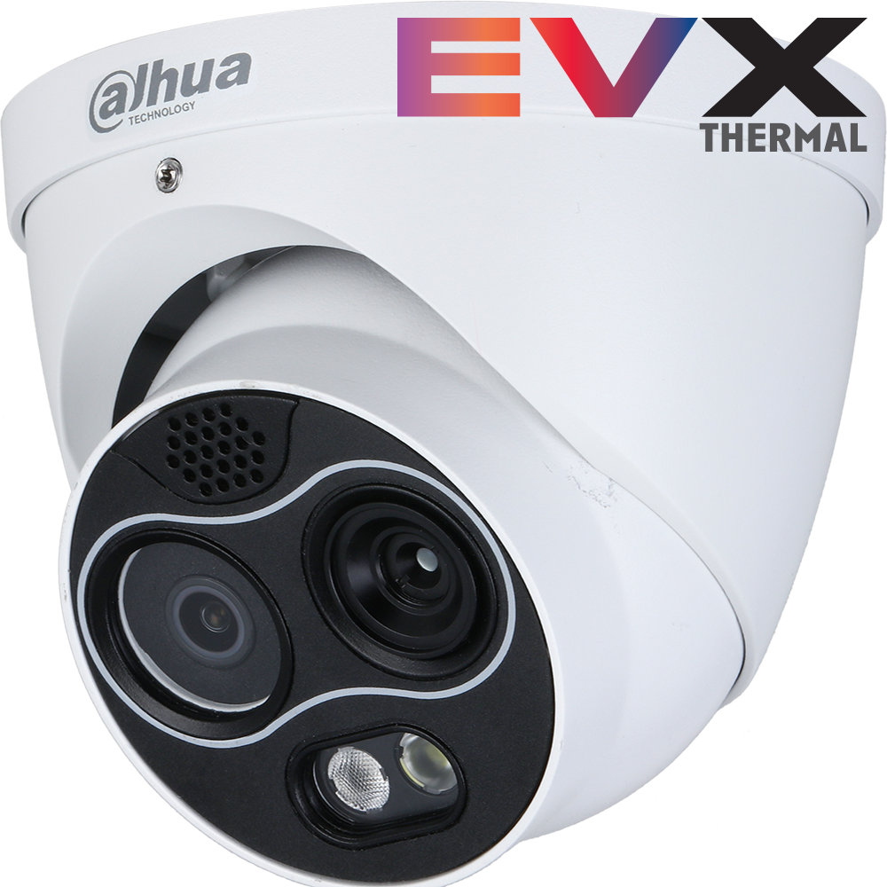 Dahua DHI-TPC-DF1241-TB2F2-S2 EVX Thermal Network Mini Hybrid Temperature Measurement Eyeball Camera