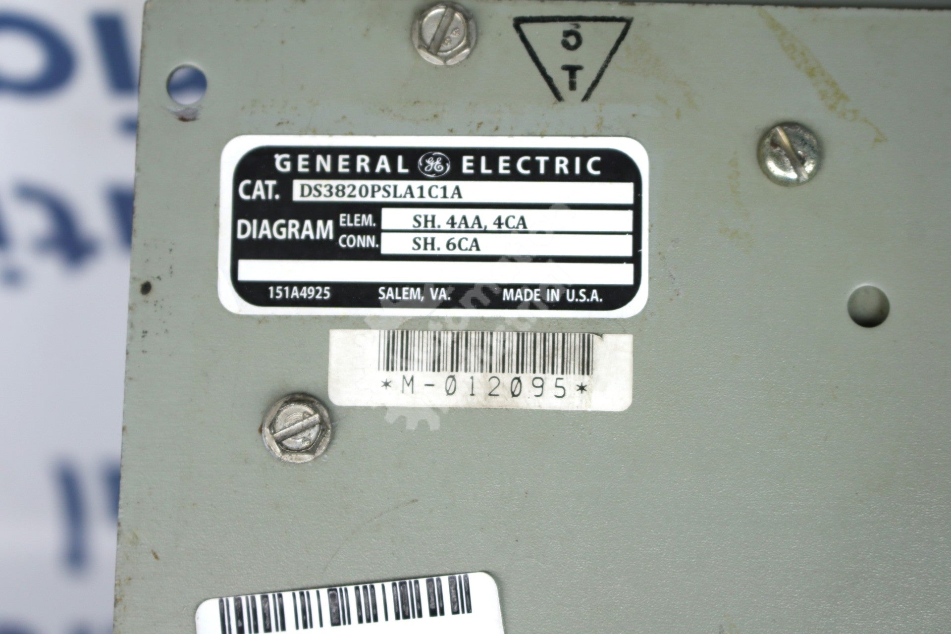 DS3820PSLA1C1A by GE General Electric DS3820PSLA Power Supply Module Mark IV