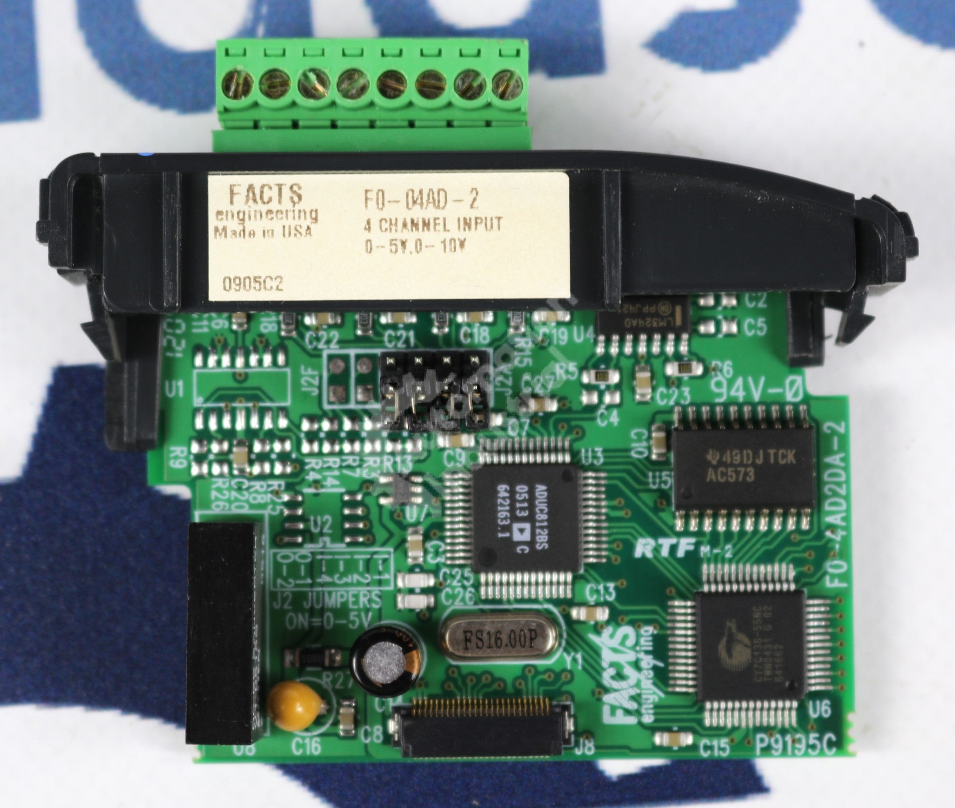 F0-04AD-2 by Facts Engineering 5-10VDC 4 Channel 12 Bit Analog Input Module DL05/06 DirectLOGIC 05 and 06 New Surplus No Box