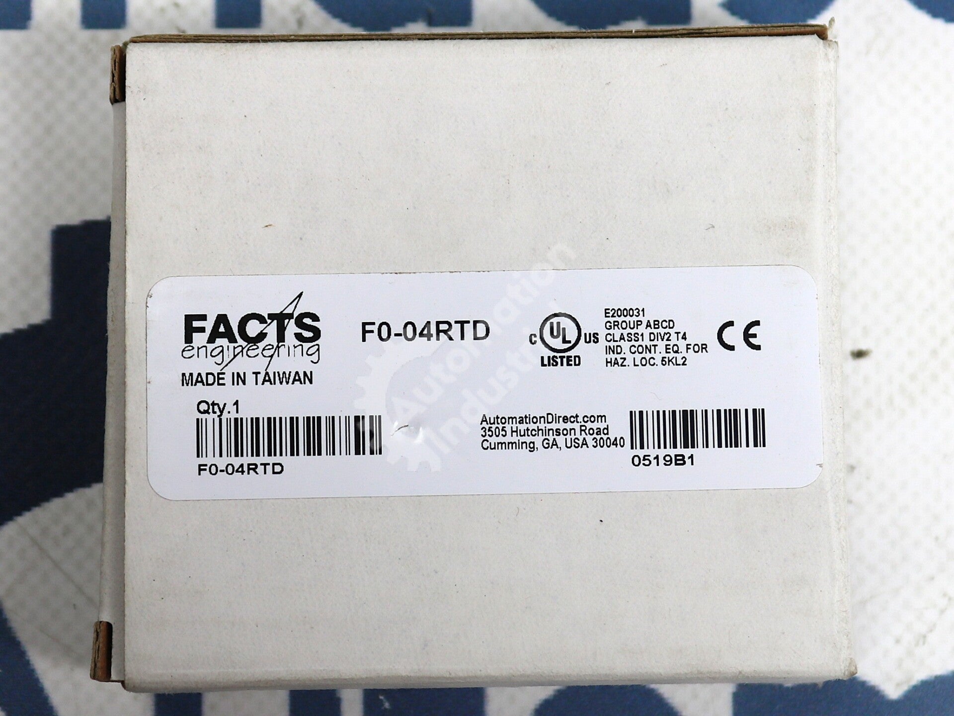 F0-04RTD By Facts Engineering DL05/06 Temperature Input Module NSFP