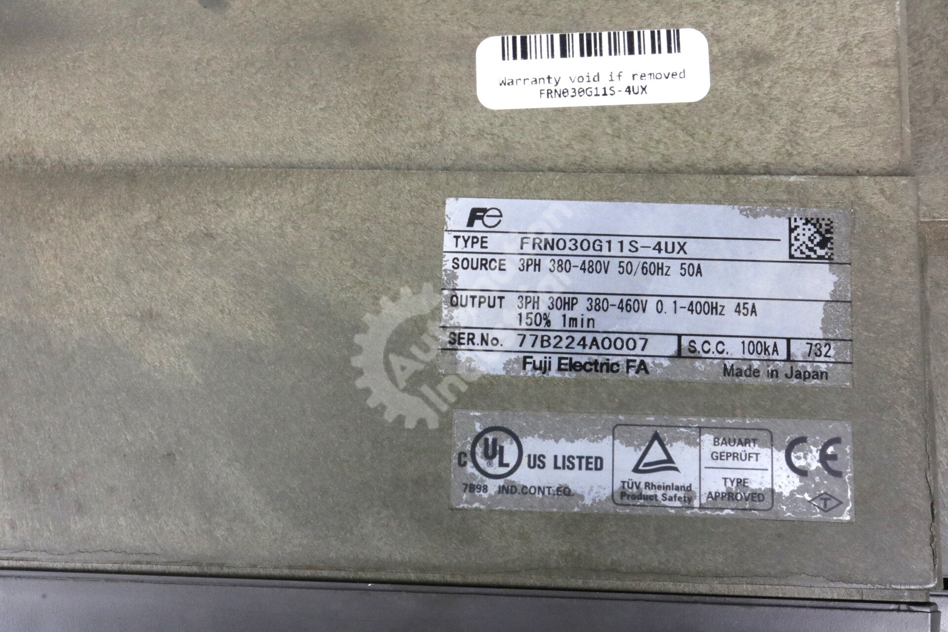 FRN030G11S-4UX By Fuji Electric 3-Phase 460V 30HP Frenic 5000G11 Drive