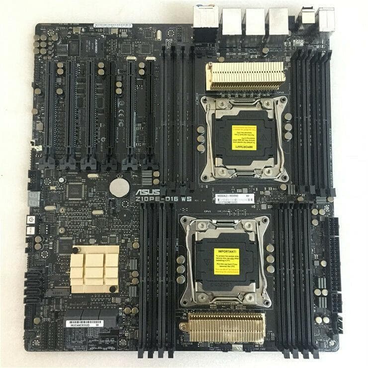 For ASUS Z10PE-D16 WS server/workstation Motherboard LGA 2011-v3 SSI EEB Intel 886227921690-FoxTI