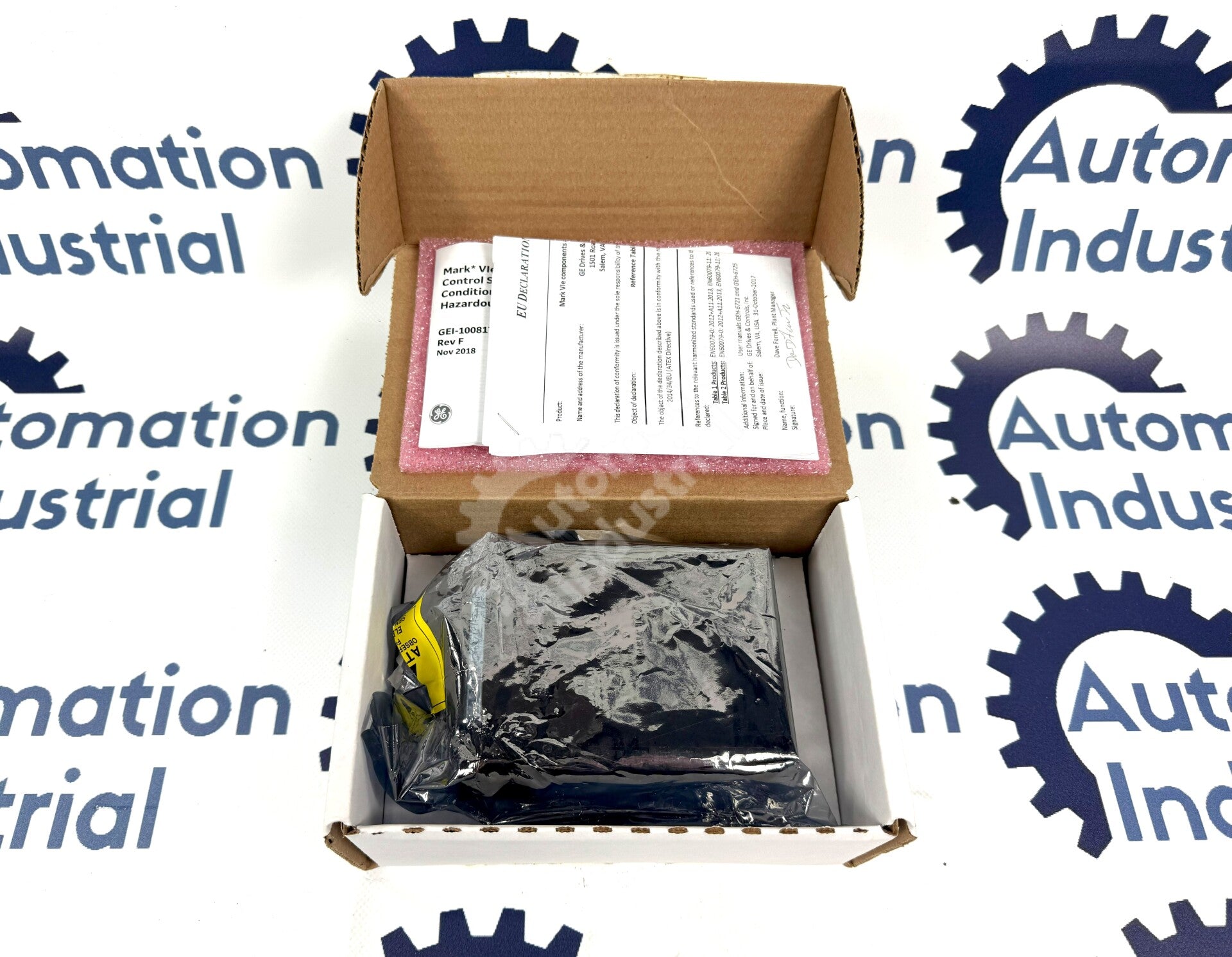 IS220PSVOH1B By General Electric Servo I/O Control Module New Surplus No Box