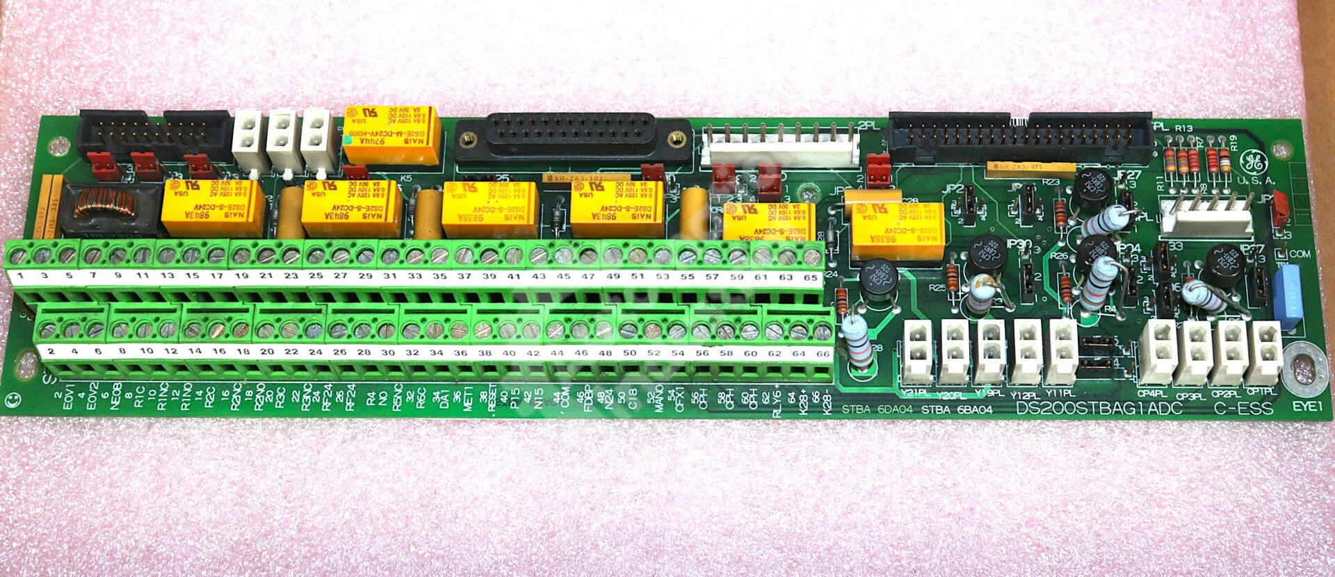 DS200STBAG1A By GE DS200STBAG1ADC Multi I/O Turbine Control Terminal Board